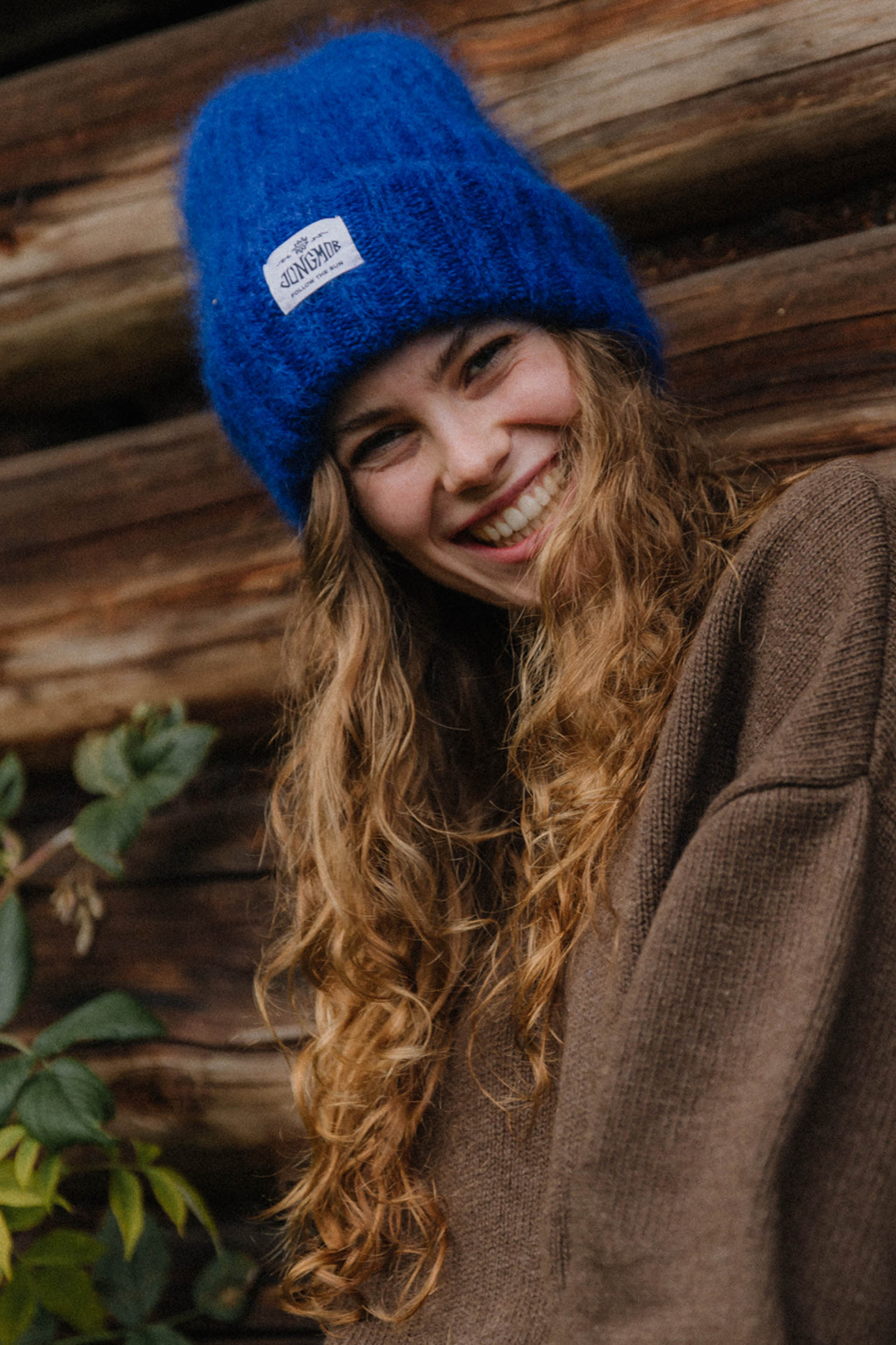 CZAPKA MOHER FLUFFY BLUEBERRY