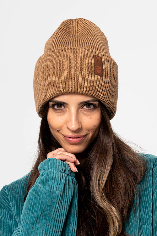 Czapka MERINO ISLA LATTE
