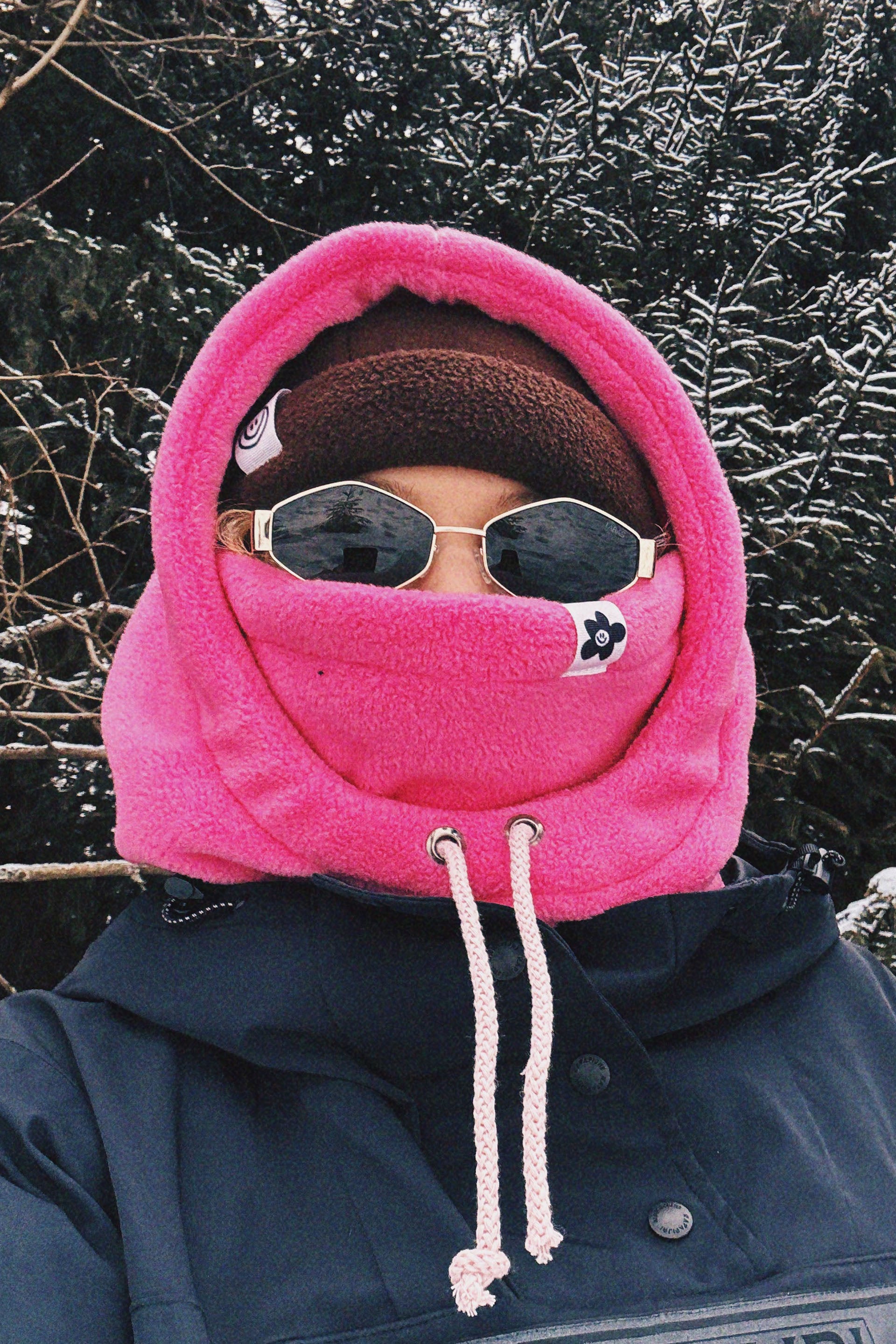 KOMIN BALACLAVA PINK