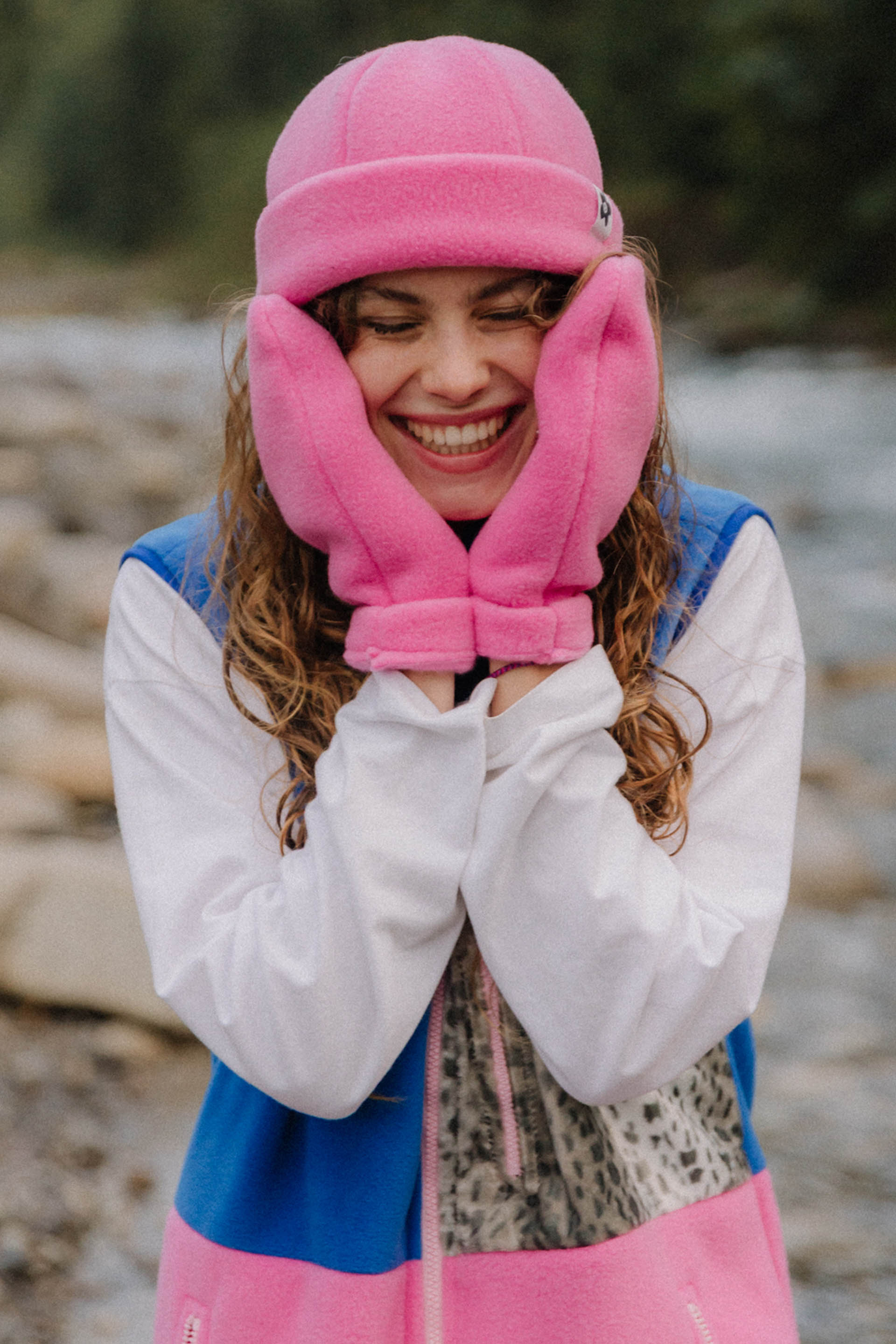 CZAPKA POLAR COZY PINK