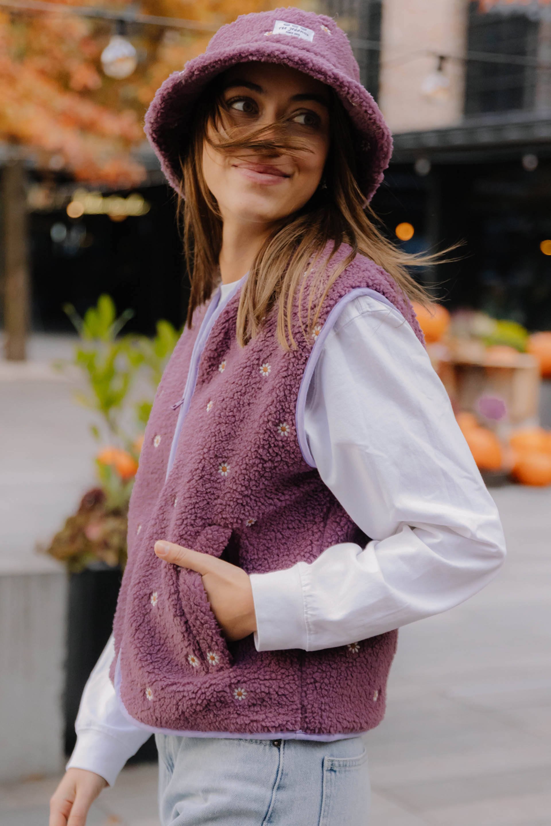 KAMIZELKA DAISY LAVENDER