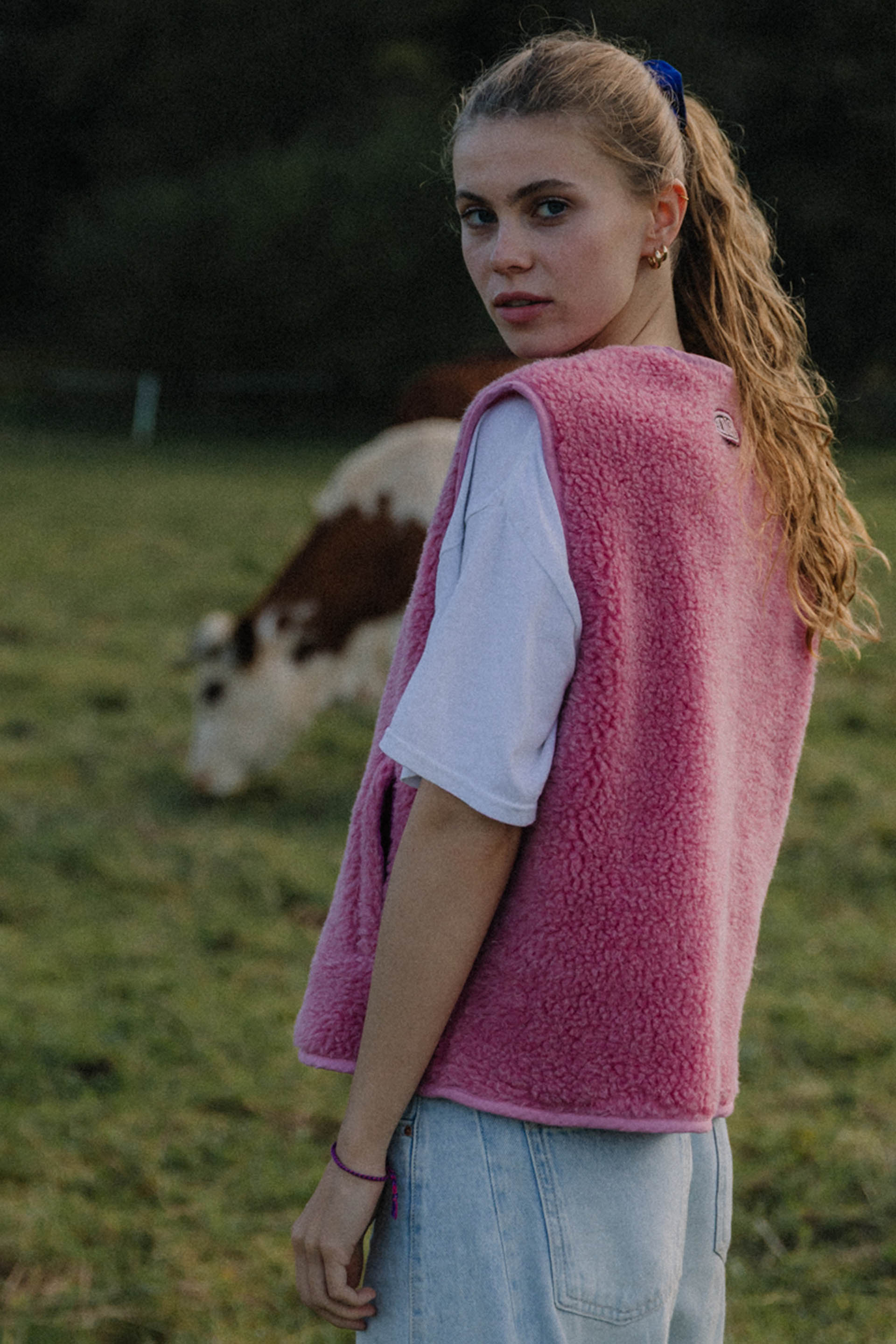 KAMIZELKA MERINO PINK