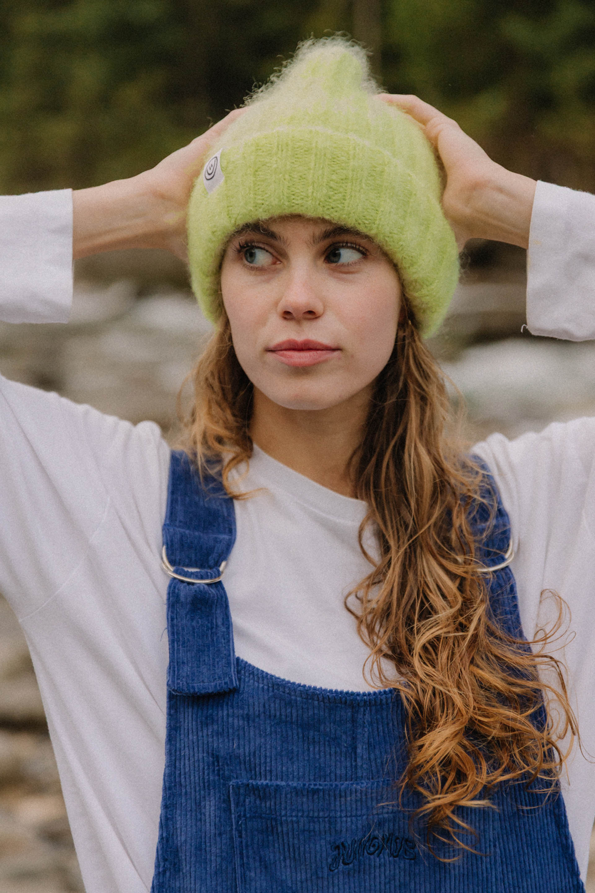 CZAPKA MOHER FLUFFY LIME