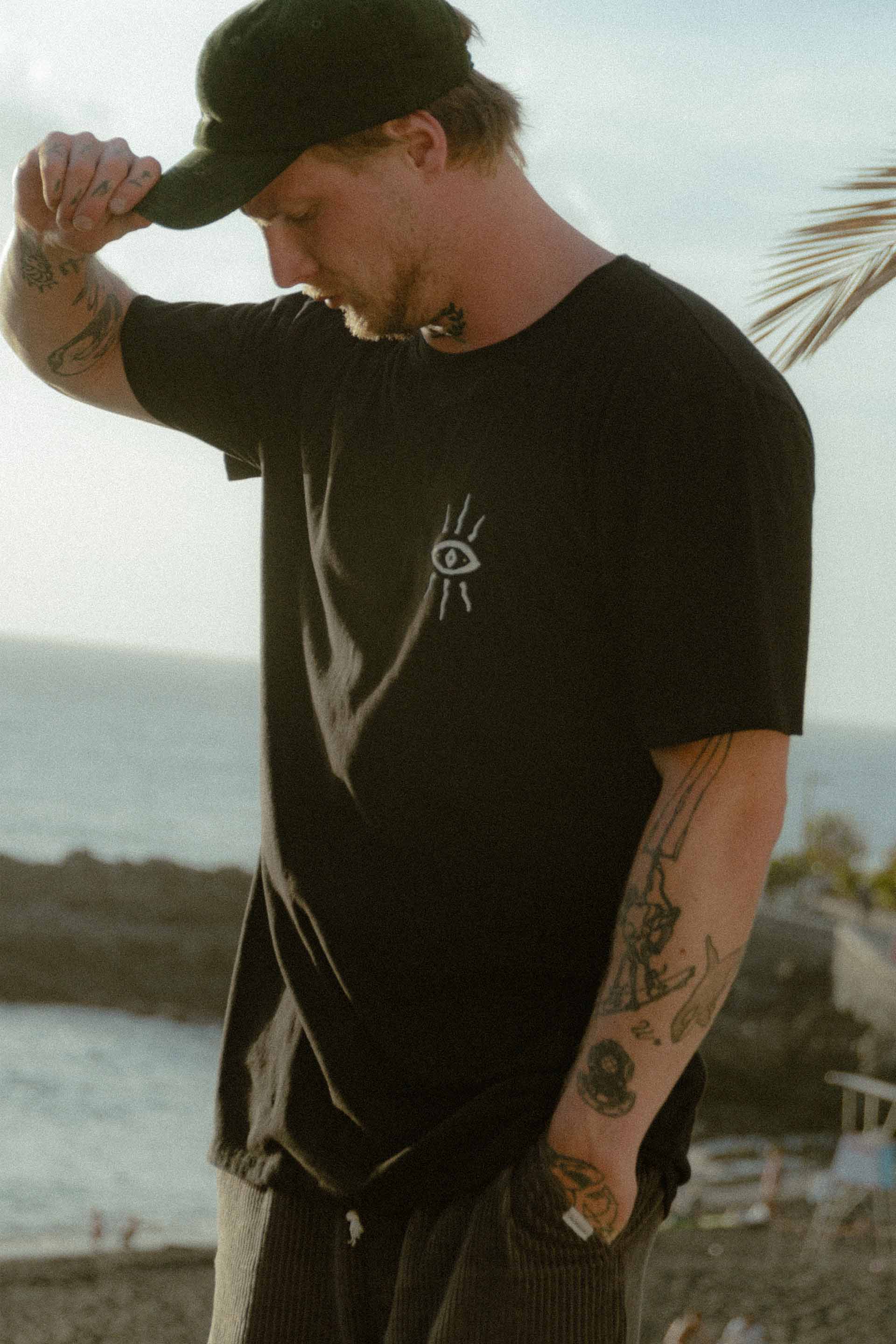 T-SHIRT DISCONNECT BLACK MEN