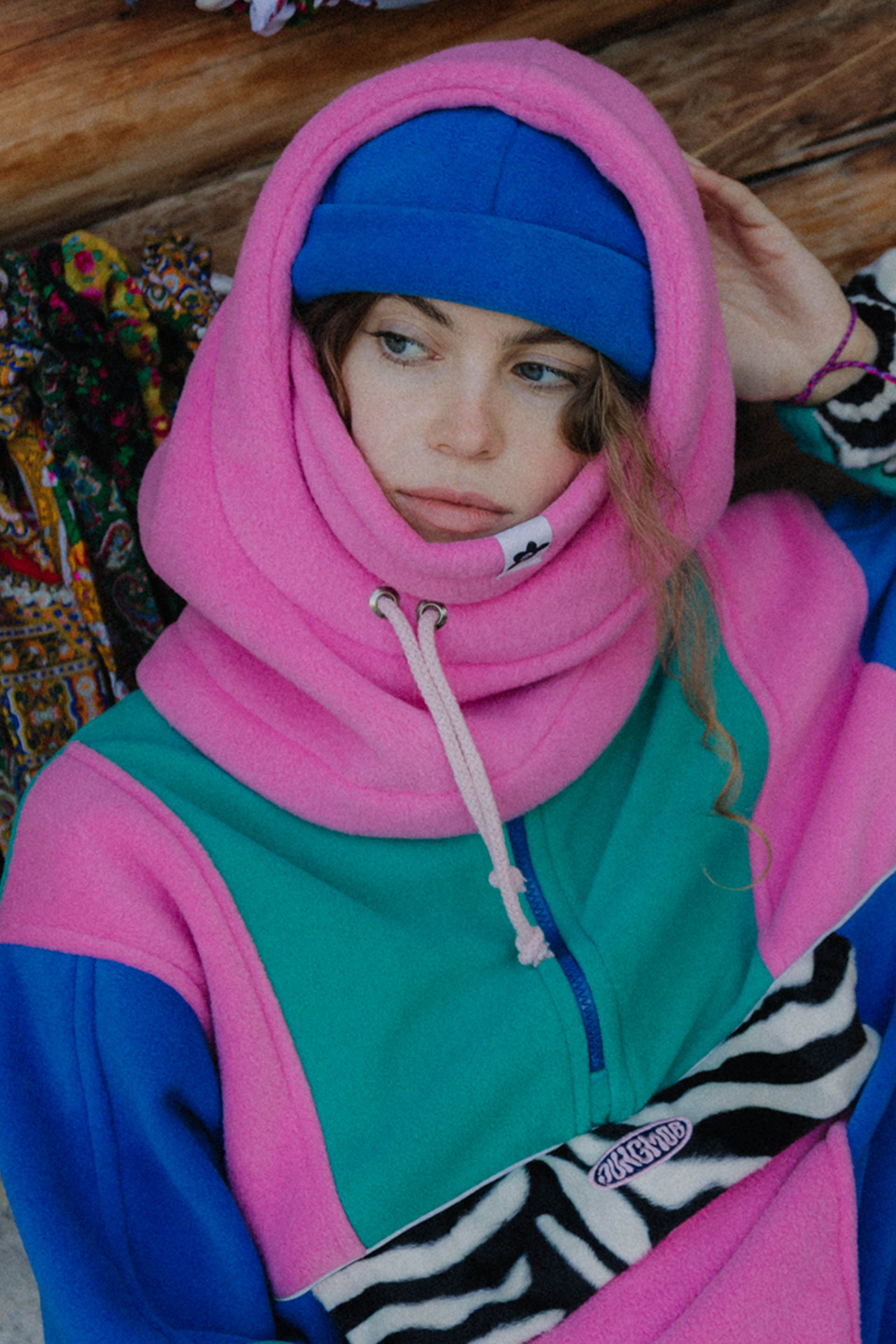 KOMIN BALACLAVA PINK