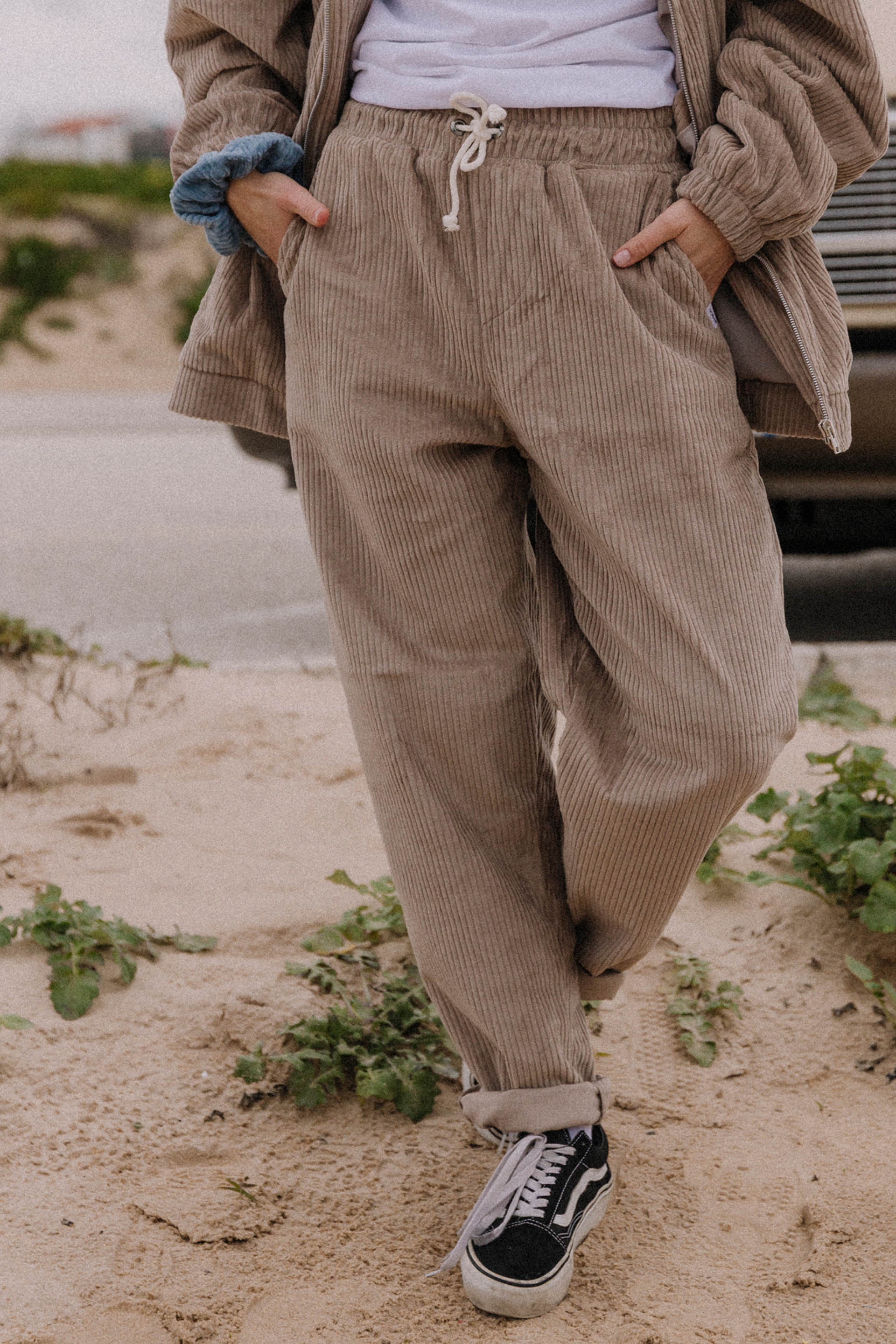 SPODNIE DAMSKIE MALTA FLAT WHITE