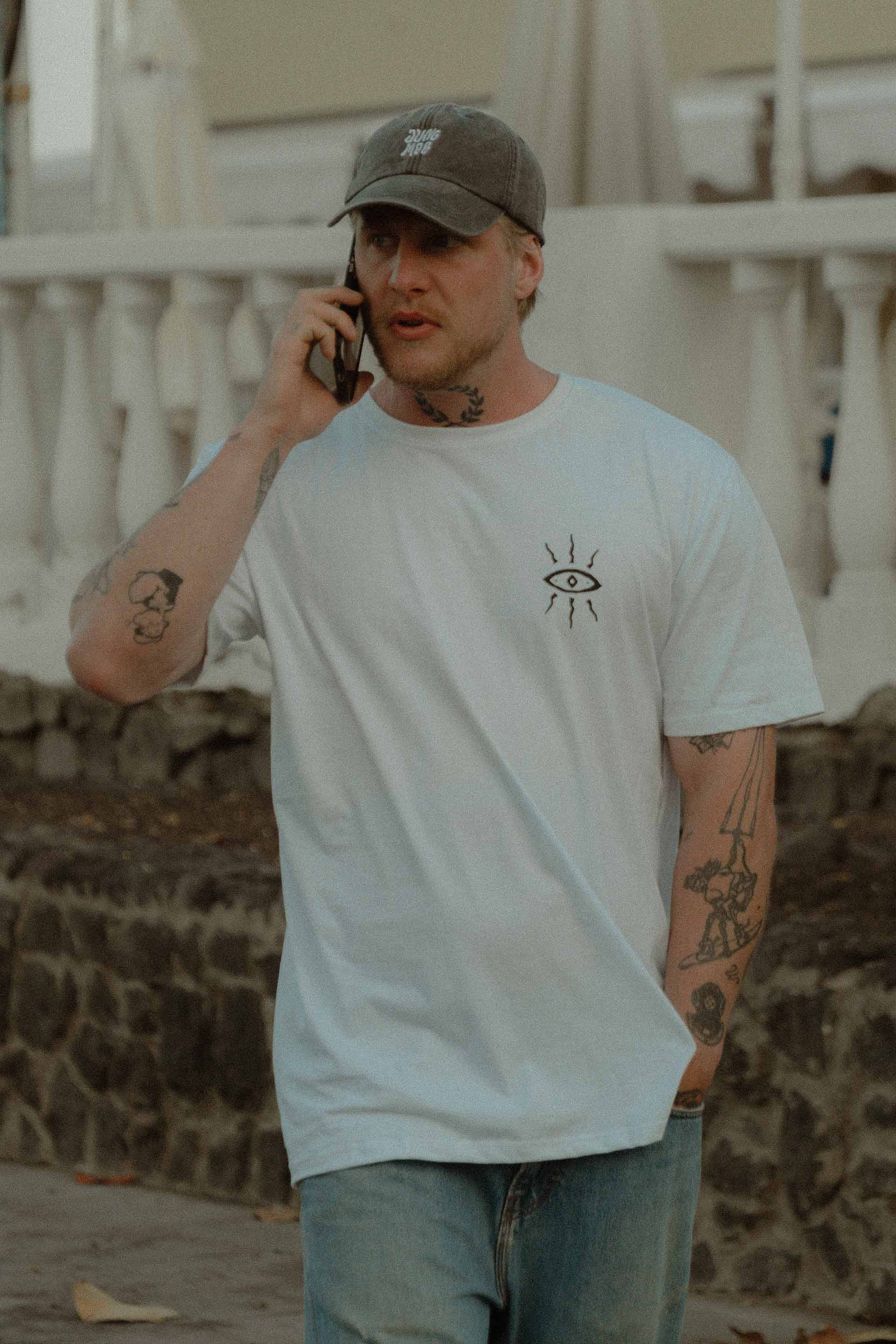 T-SHIRT DISCONNECT WHITE MEN