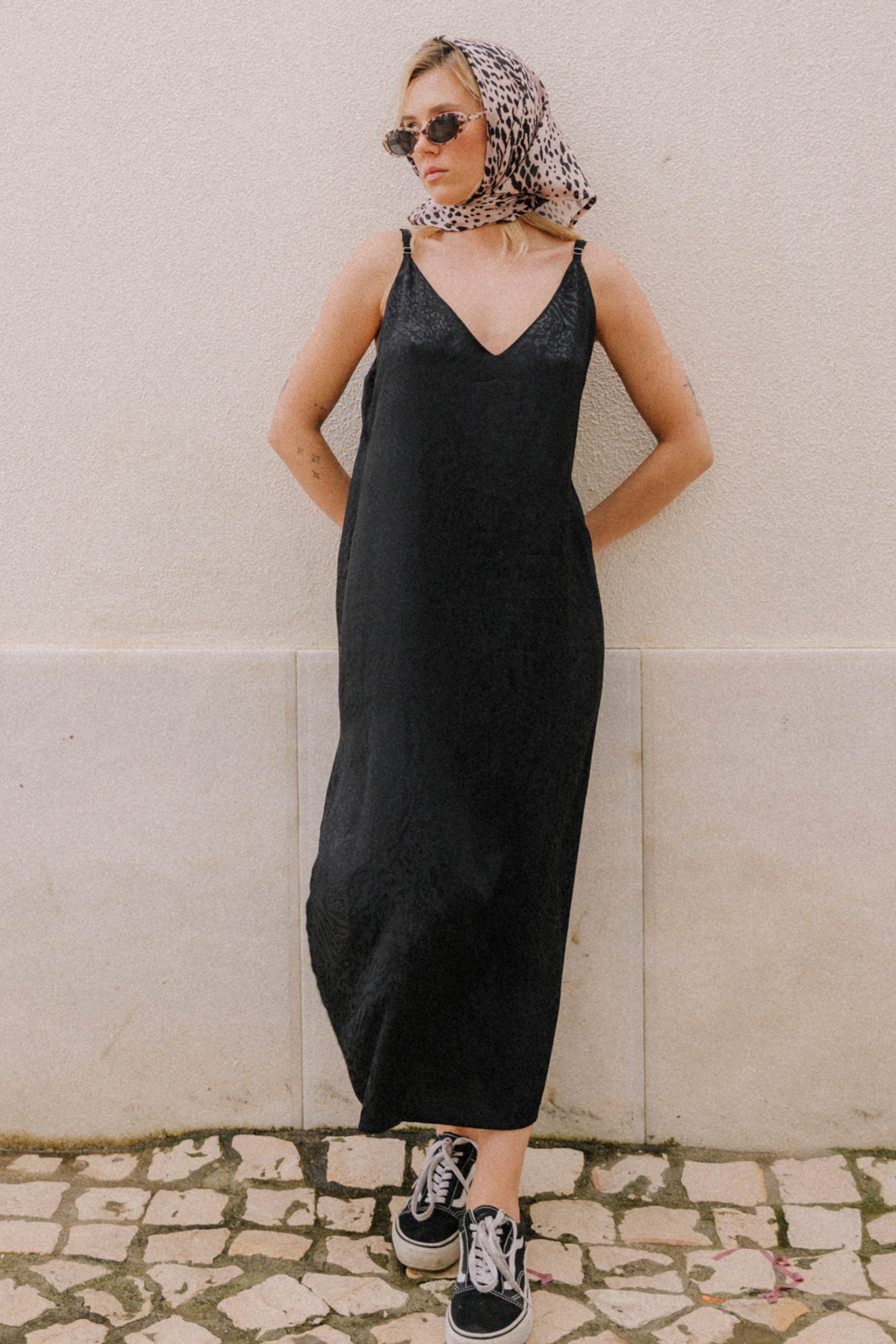 SUKIENKA HAILEY BALCK PANTHER