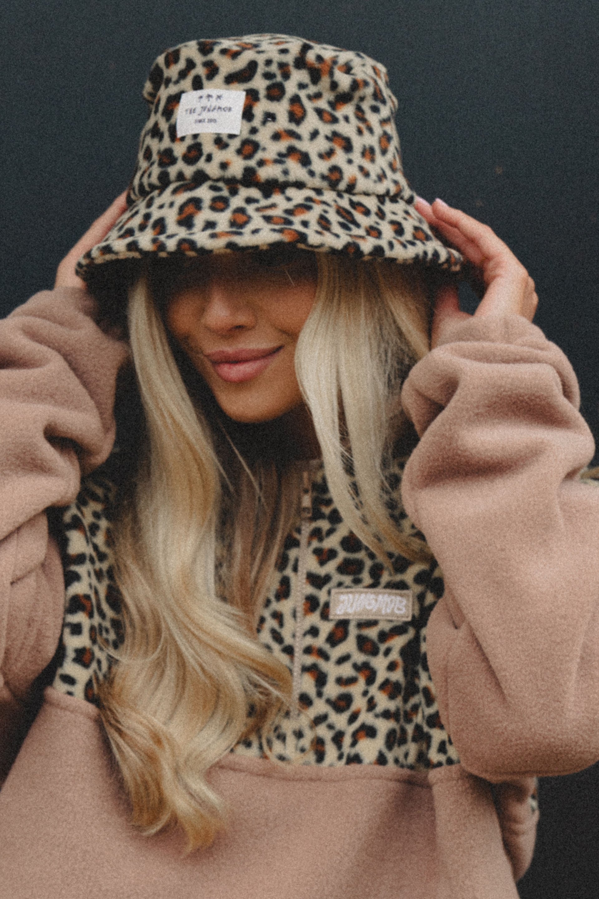 KAPELUSZ LUCKY PANTHER BEIGE BUCKET