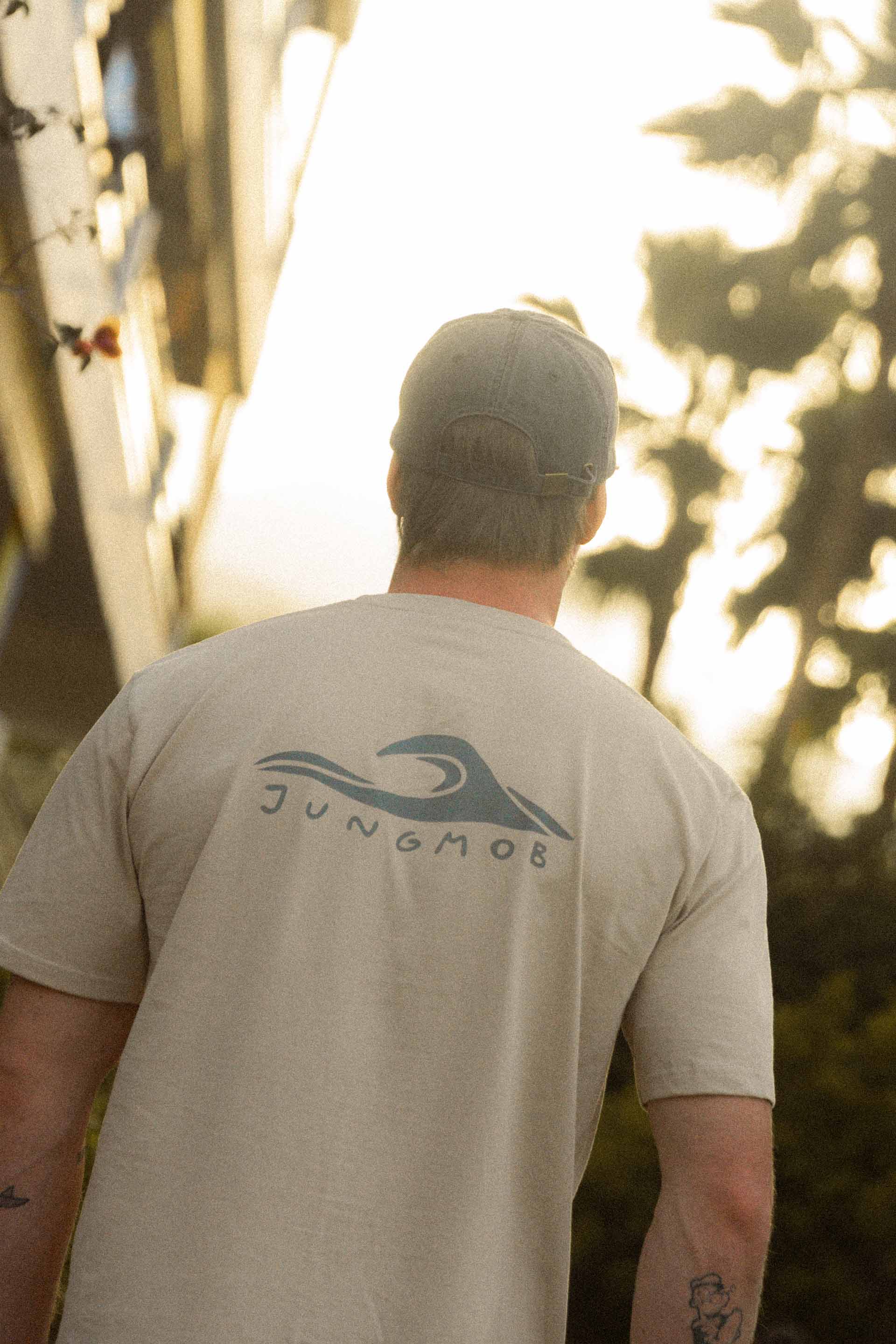 T-SHIRT WAVY JUNGMOB BEIGE MEN