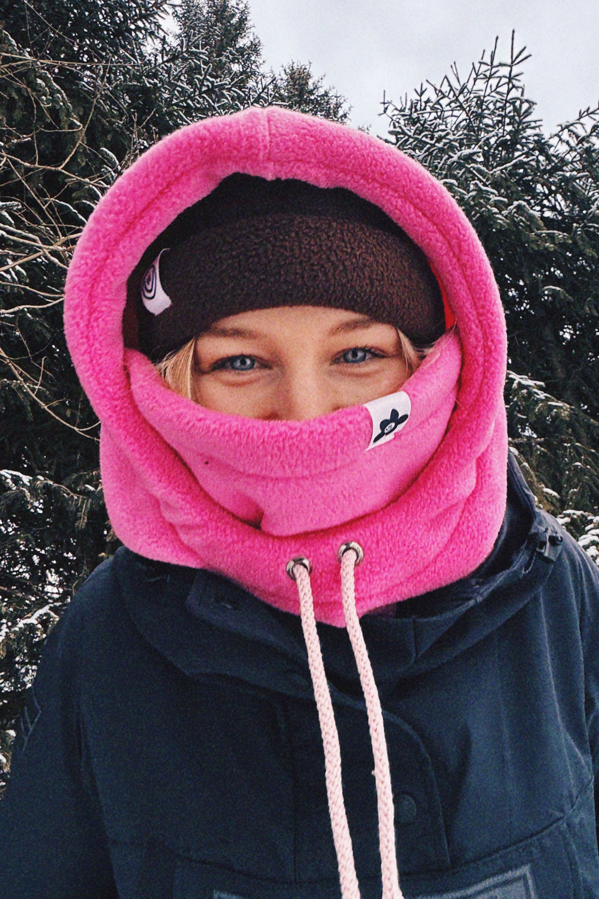 KOMIN BALACLAVA PINK