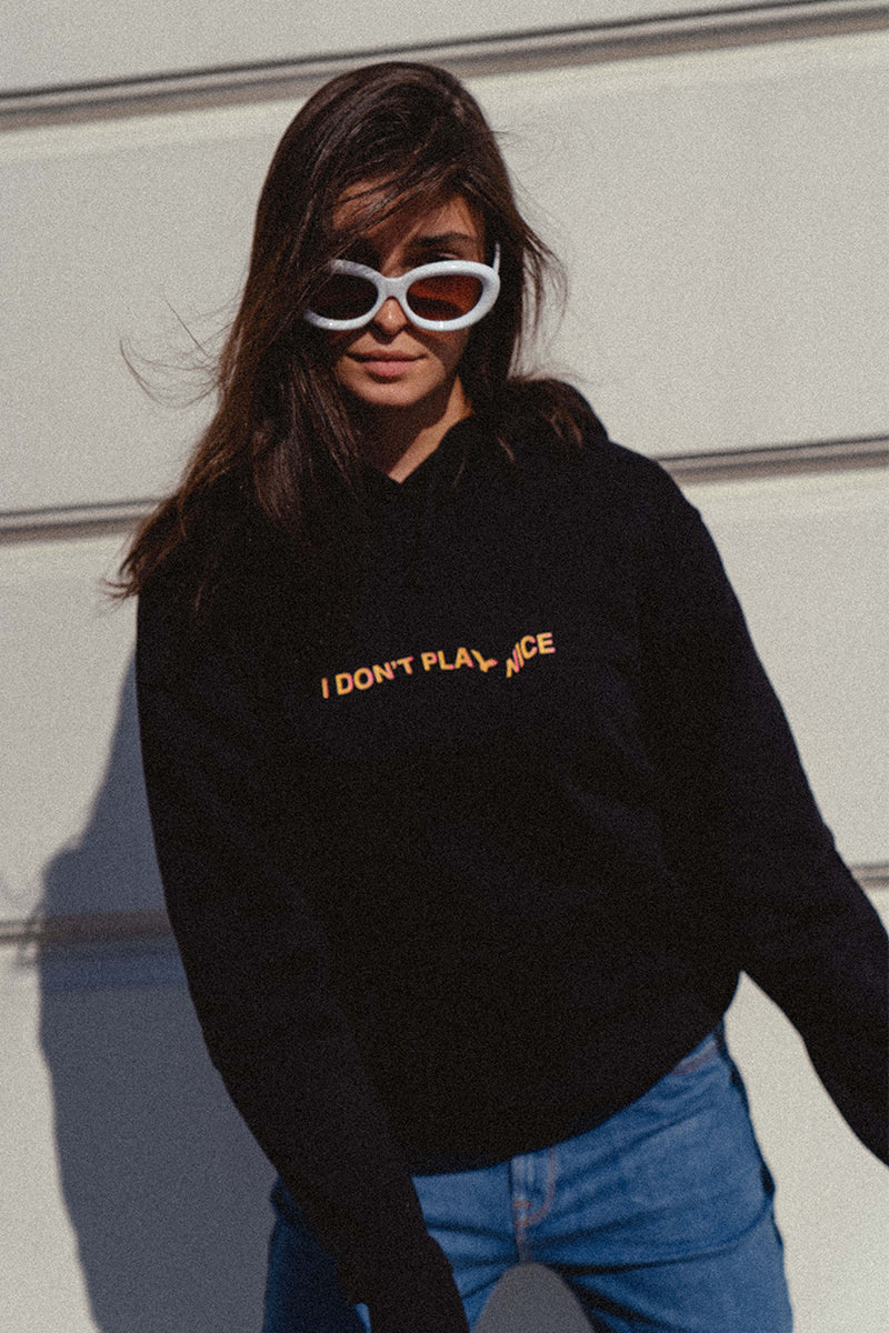 BLUZA DON'T PLAY NICE BLACK