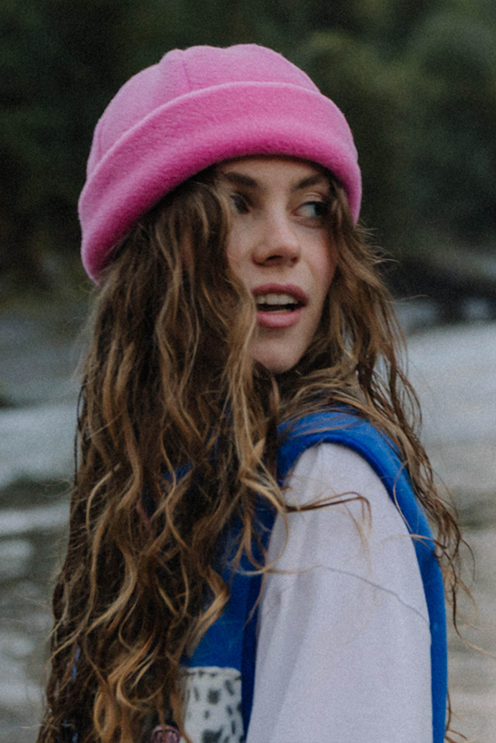 CZAPKA POLAR COZY PINK