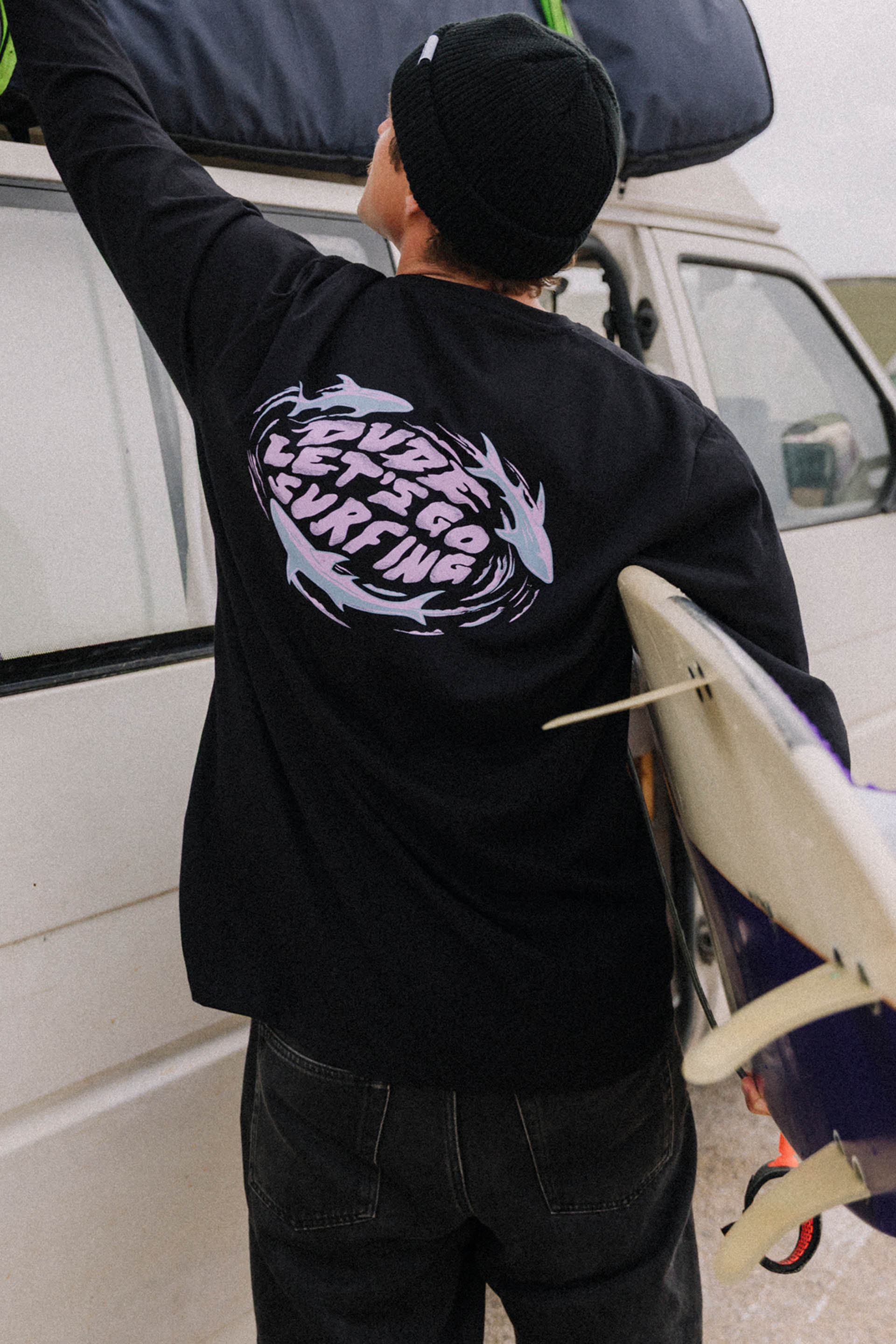 LONGSLEEVE DUDE LET'S GO SURFING