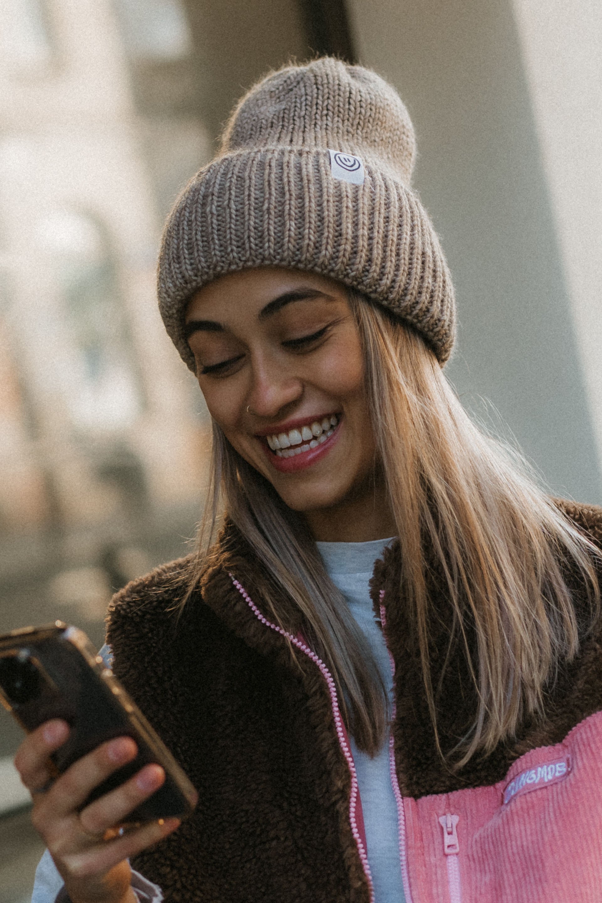 CZAPKA CLOUD DARK BEIGE