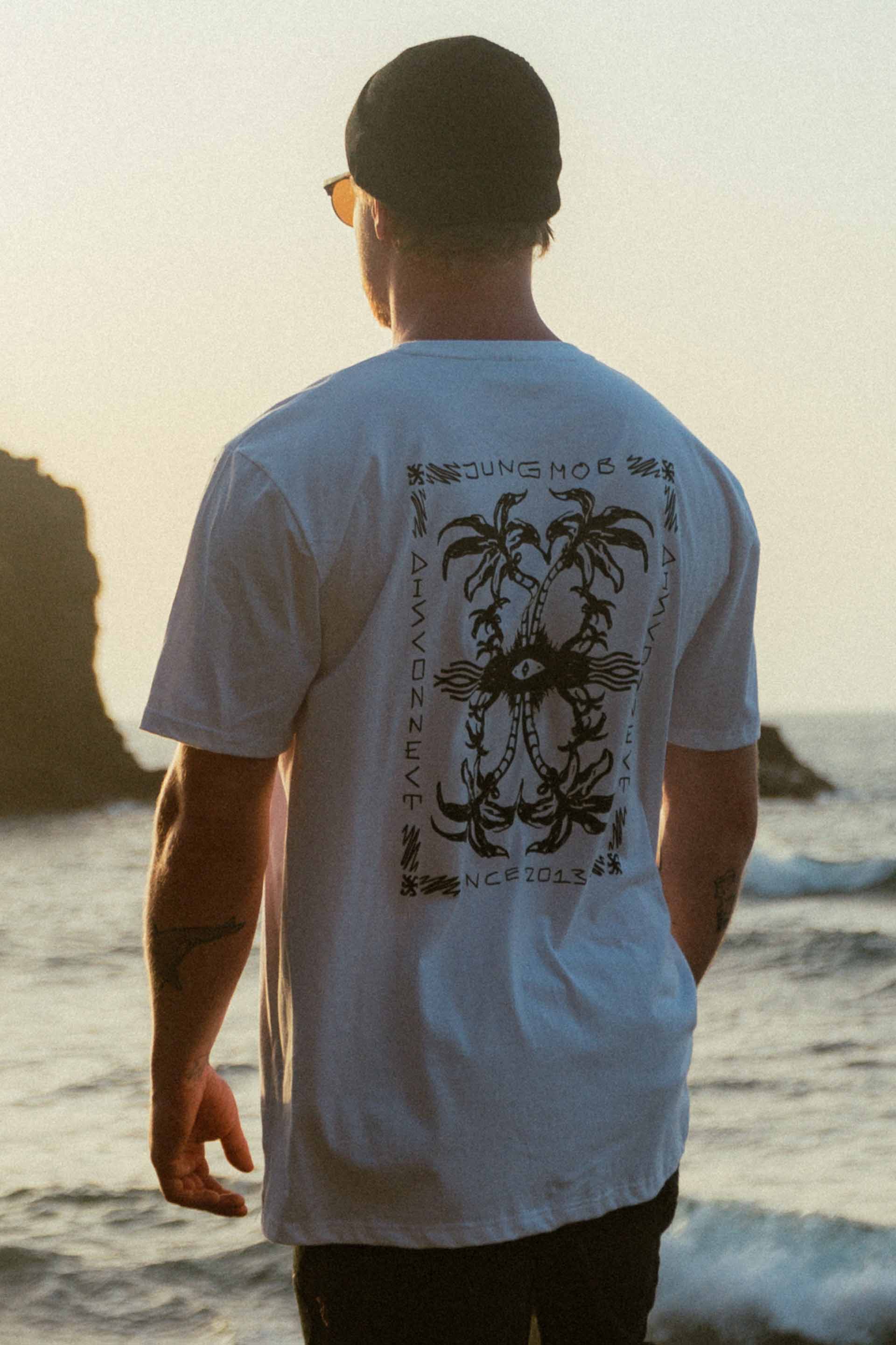 T-SHIRT DISCONNECT WHITE MEN