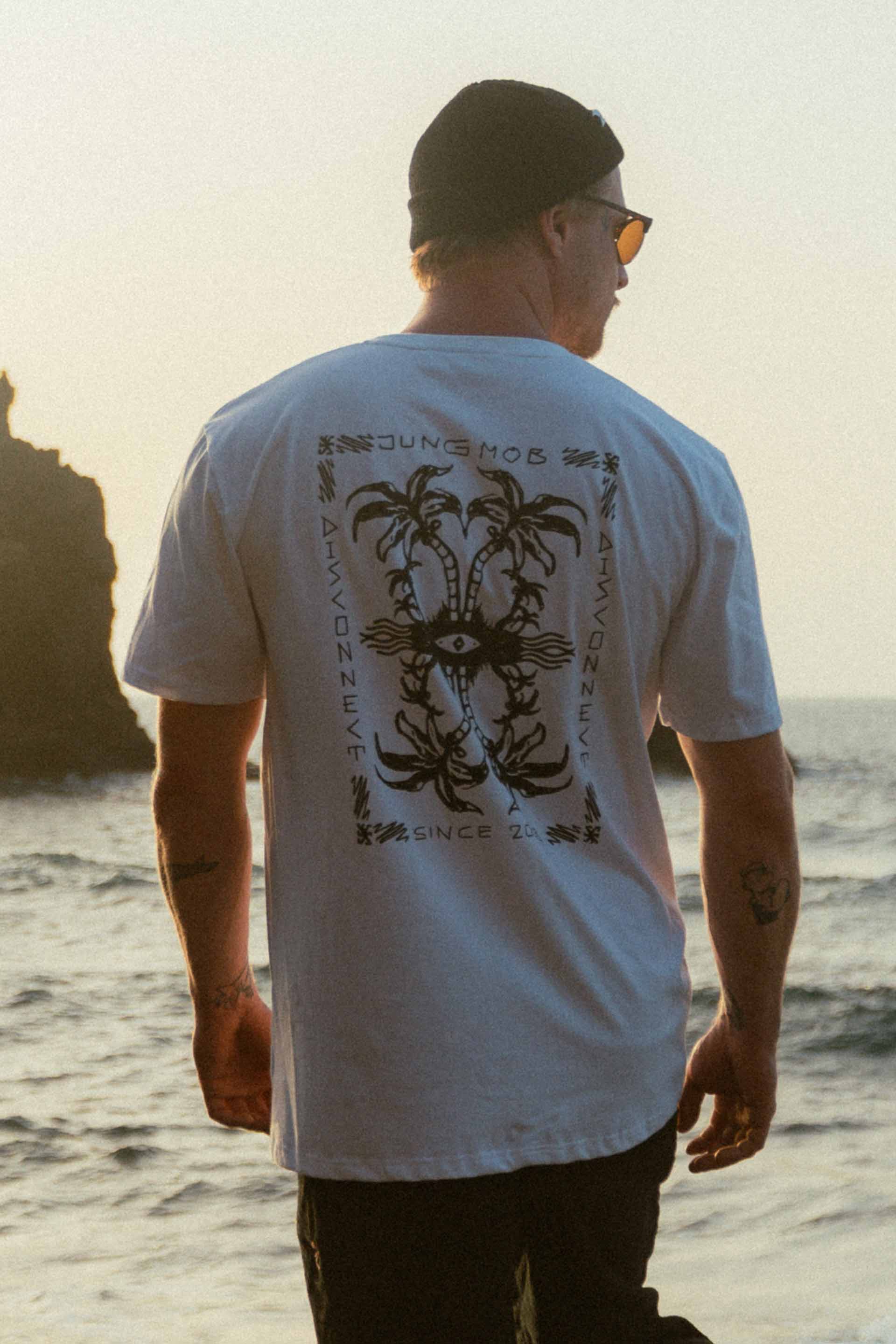 T-SHIRT DISCONNECT WHITE MEN