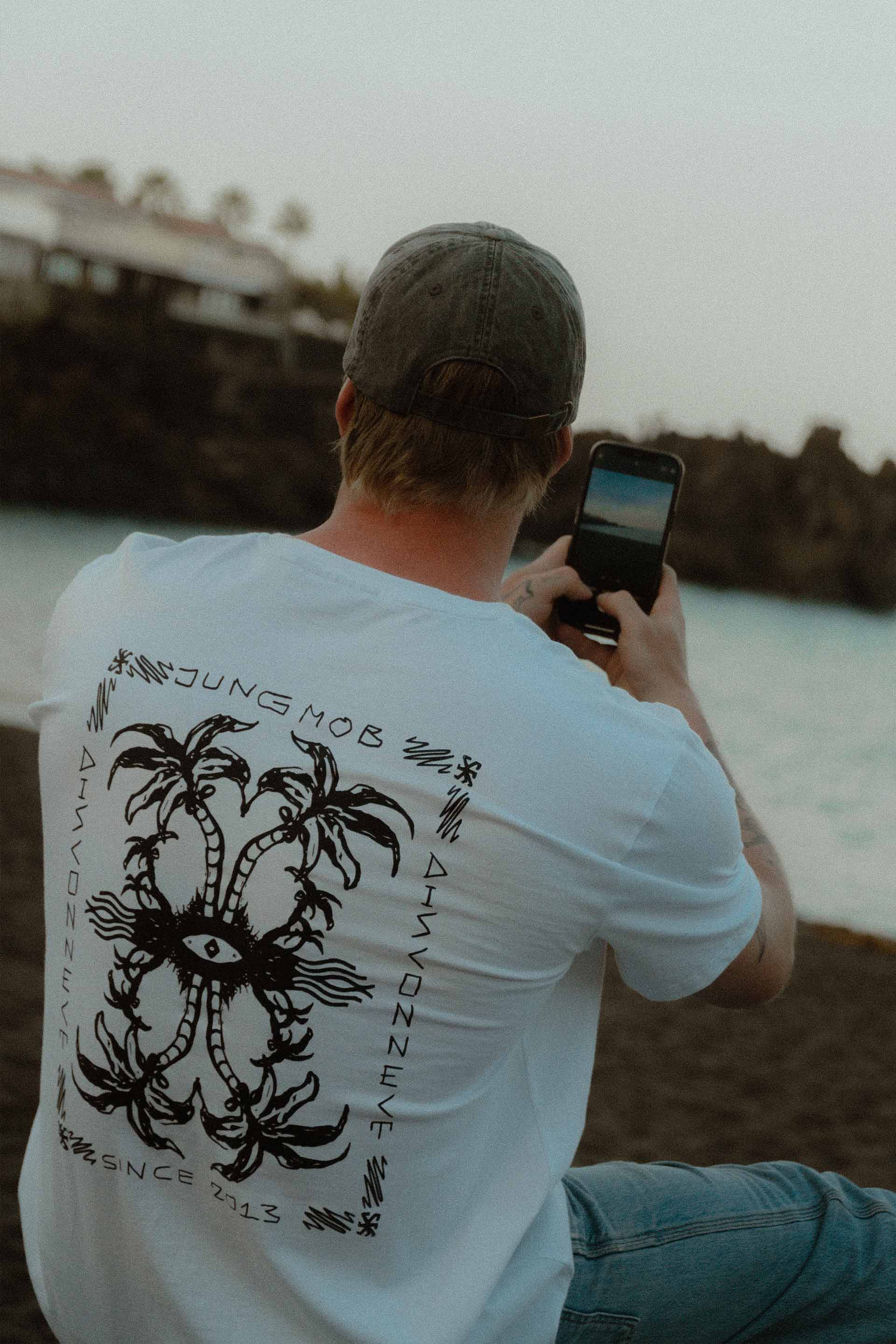 T-SHIRT DISCONNECT WHITE MEN