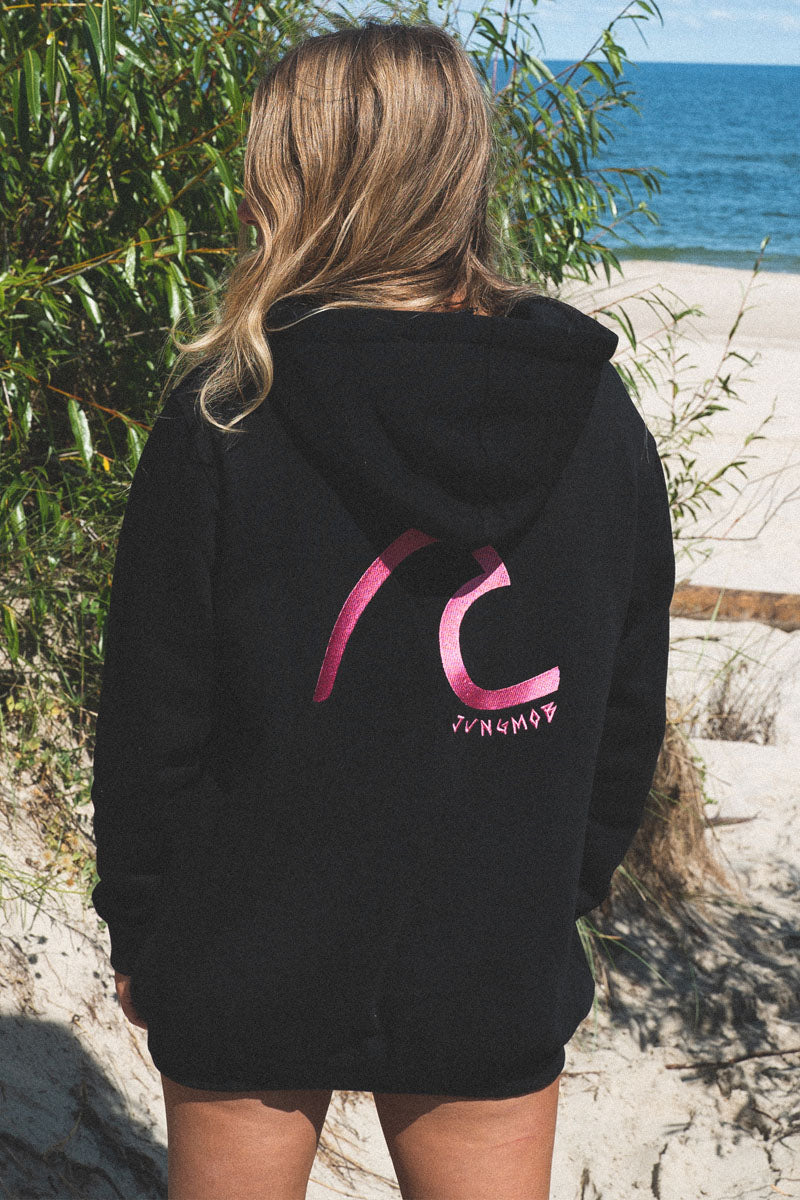 BLUZA WAVE BLACK PINK