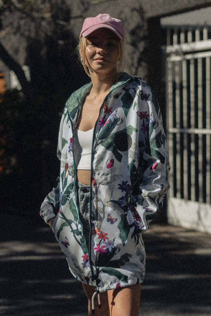 KURTKA DAMSKA BUTTERFLY HOUSE WHITE RAIN