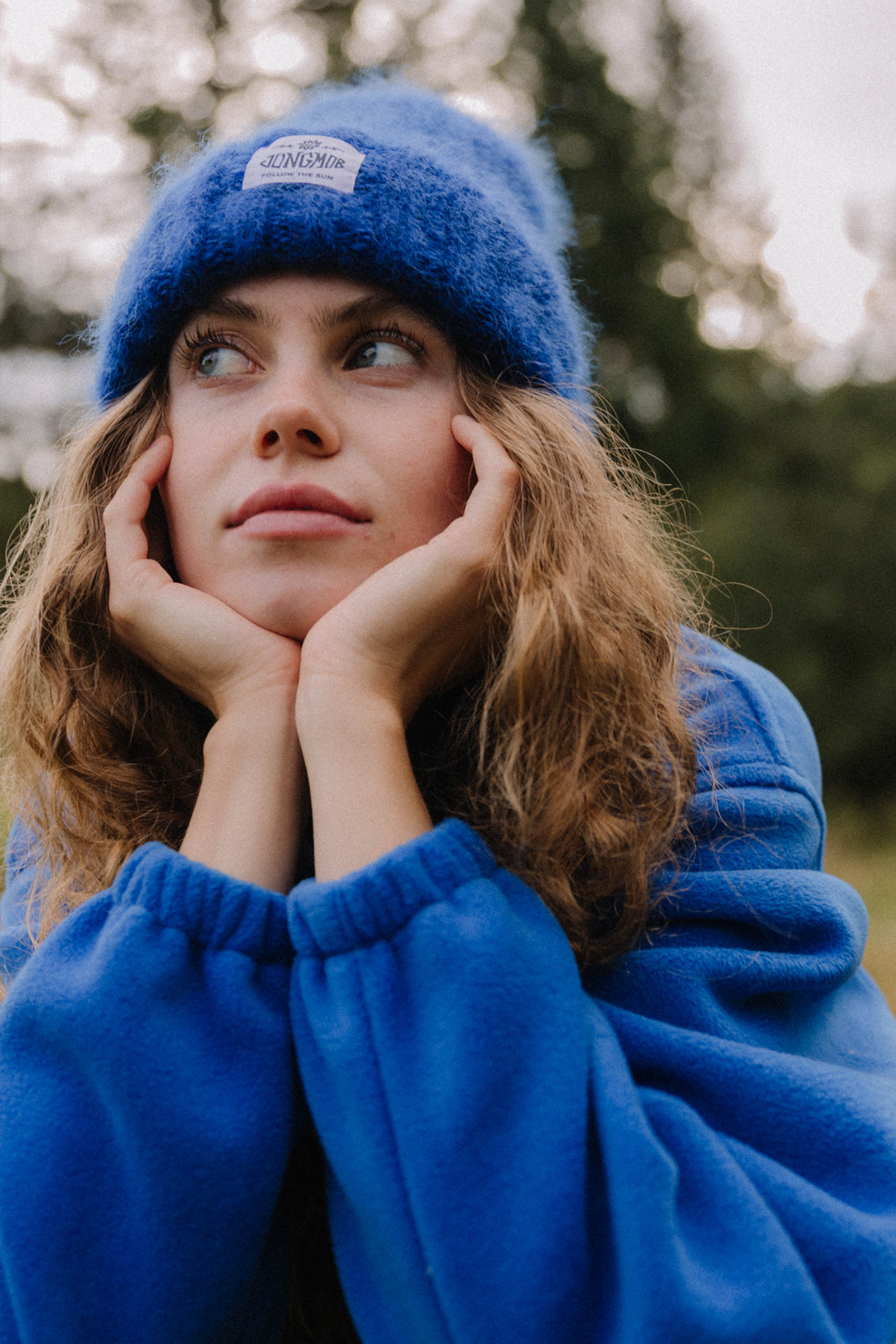 CZAPKA MOHER FLUFFY BLUEBERRY