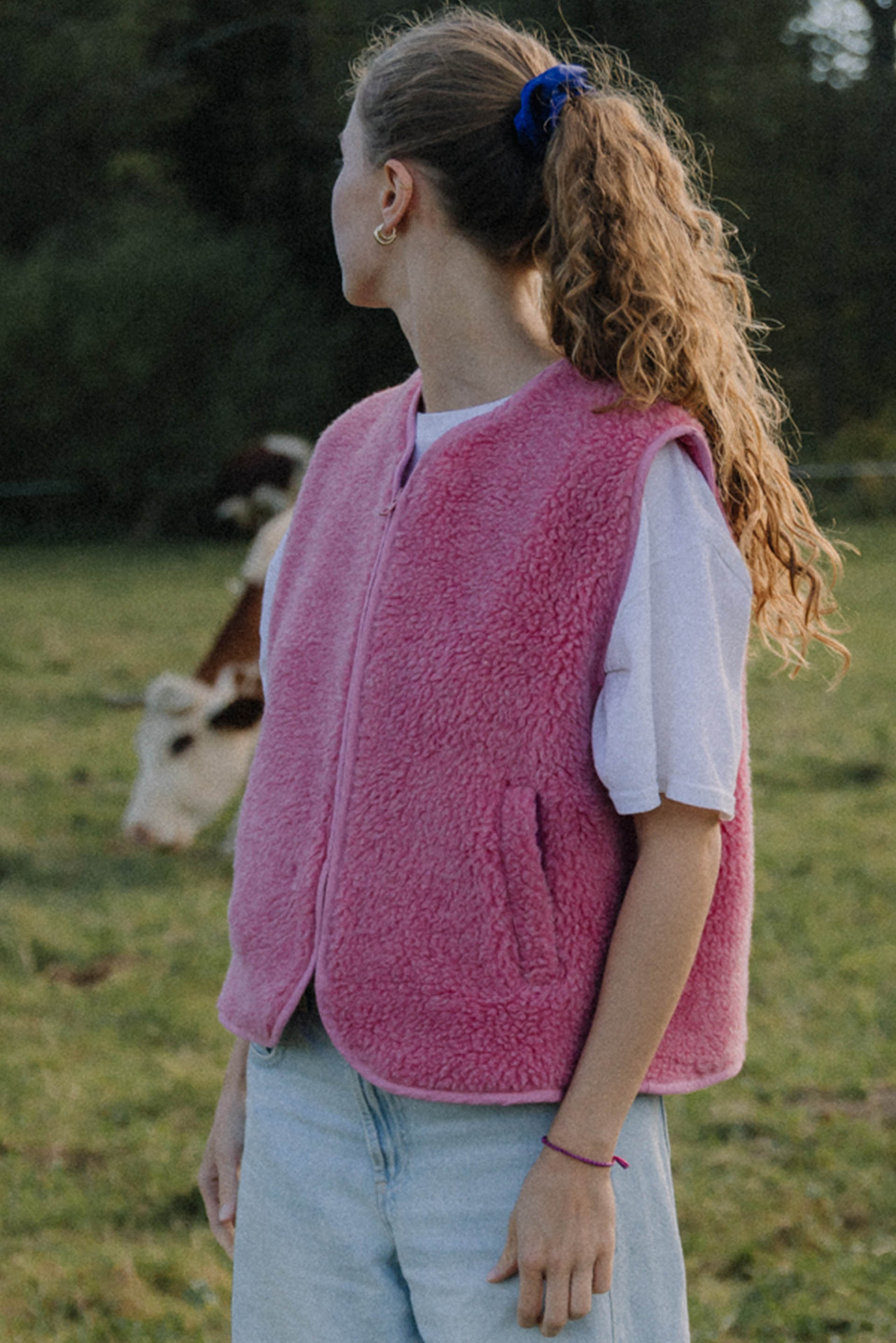 KAMIZELKA MERINO PINK