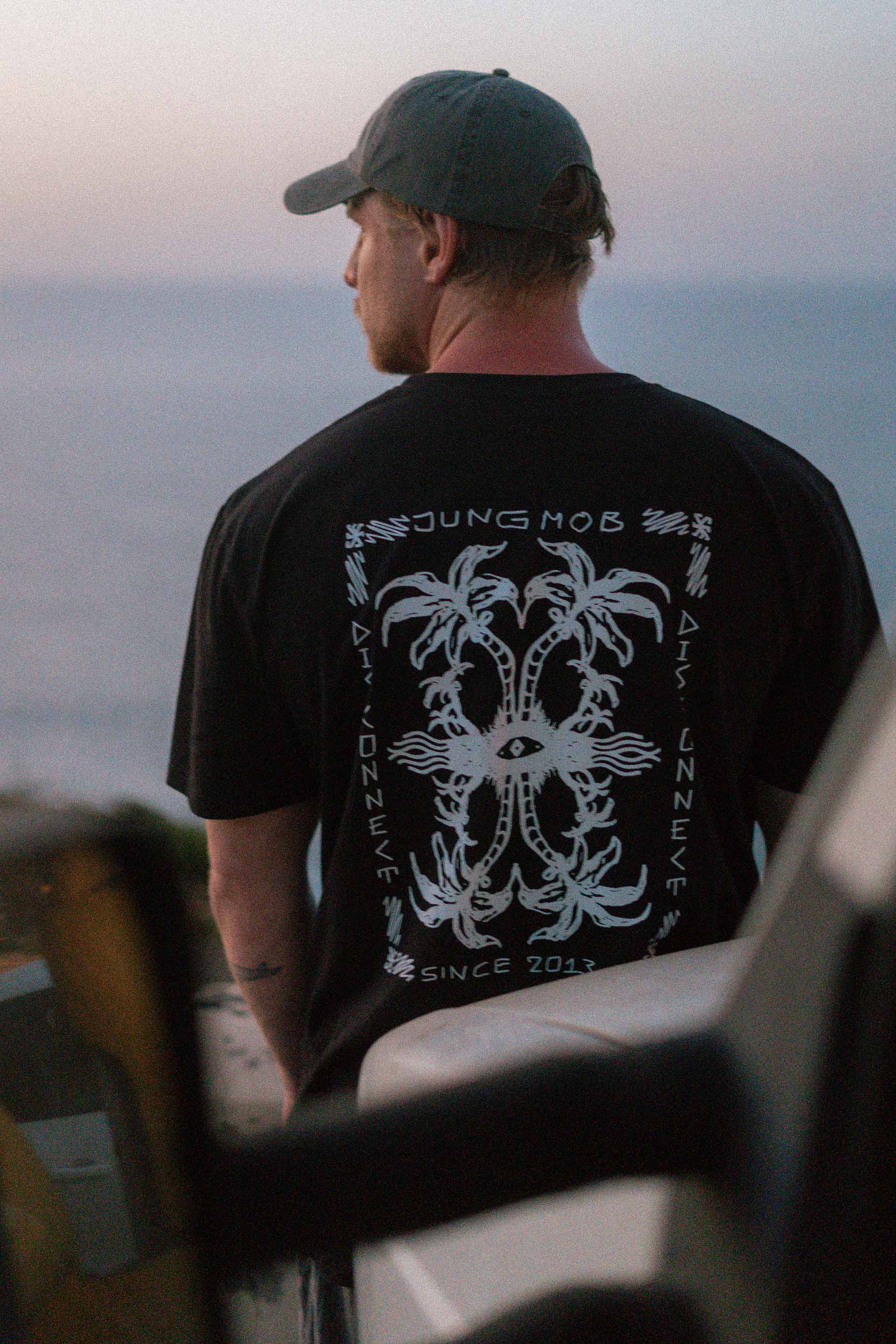 T-SHIRT DISCONNECT BLACK MEN