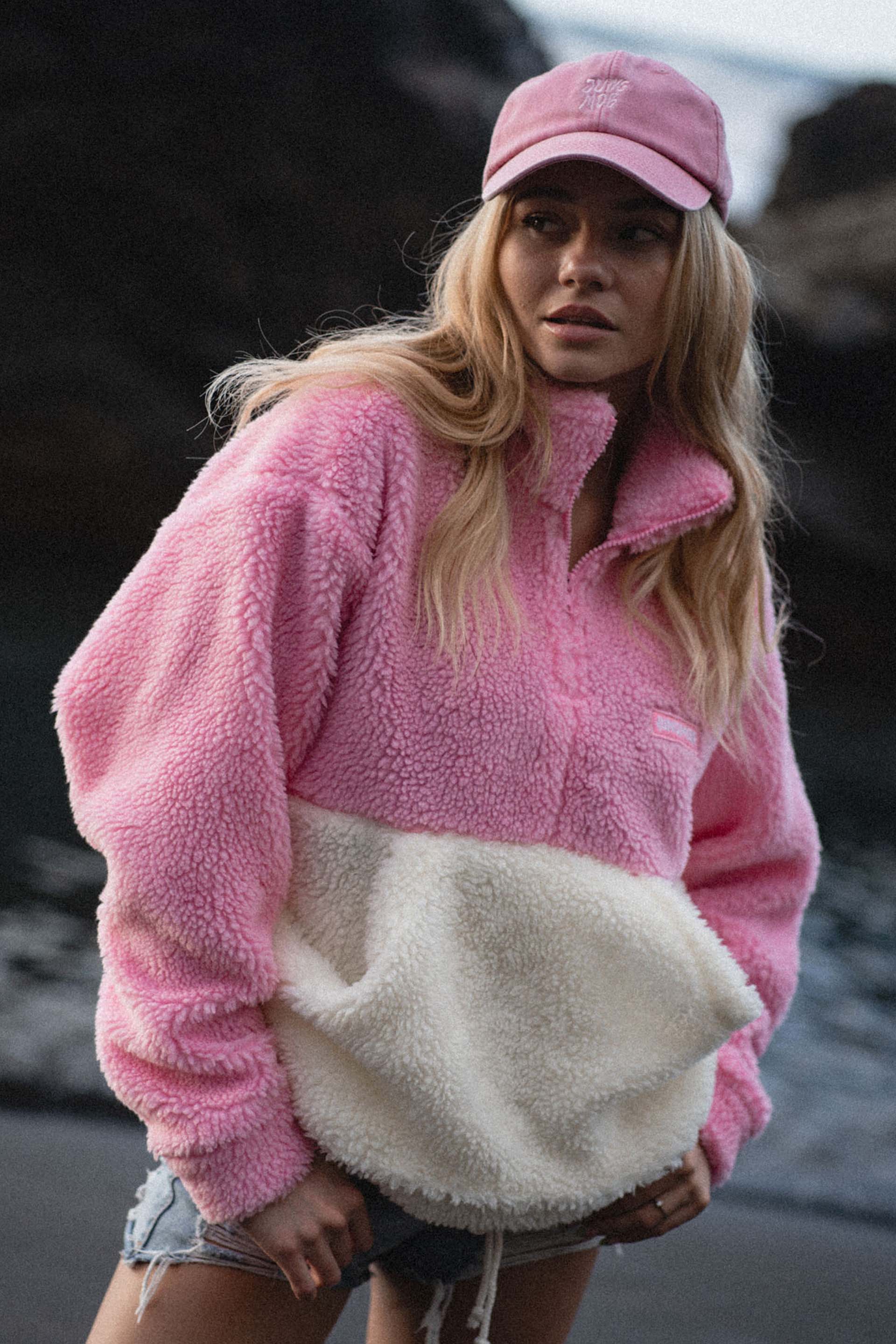 CZAPKA JUNGMOB VINTAGE PINK
