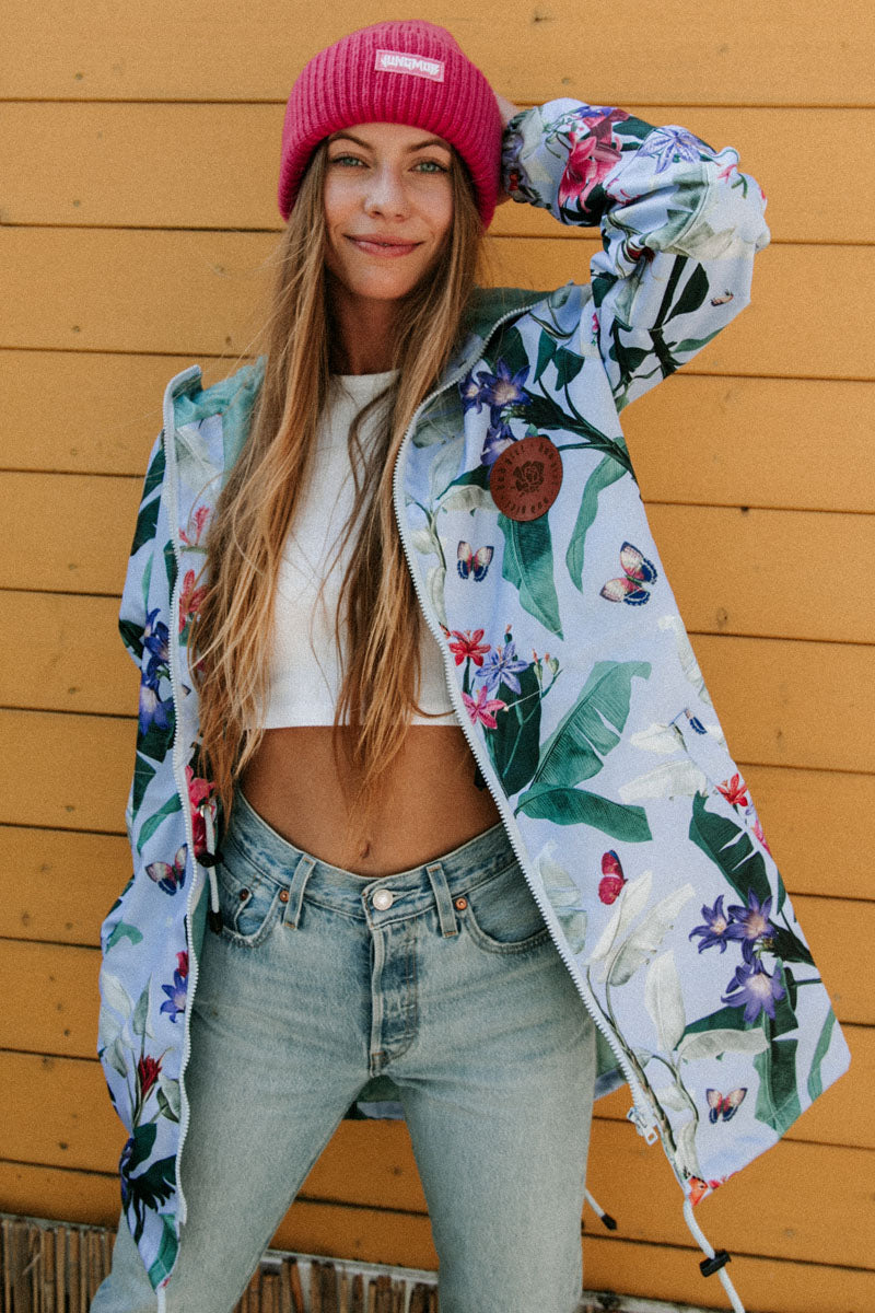 KURTKA BUTTERFLY HOUSE BLUE RAIN