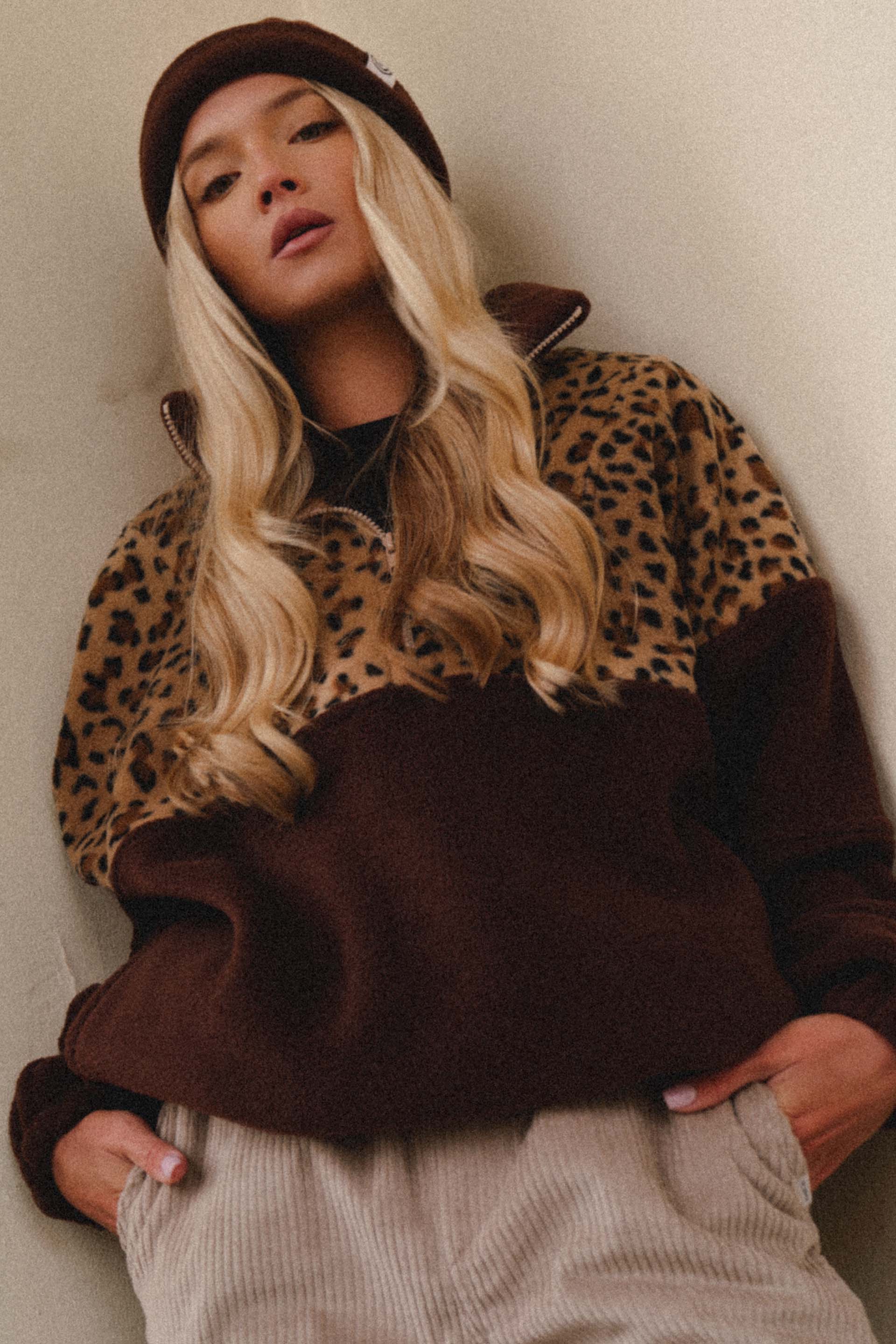 BLUZA POLAR CHOCO PANTHER