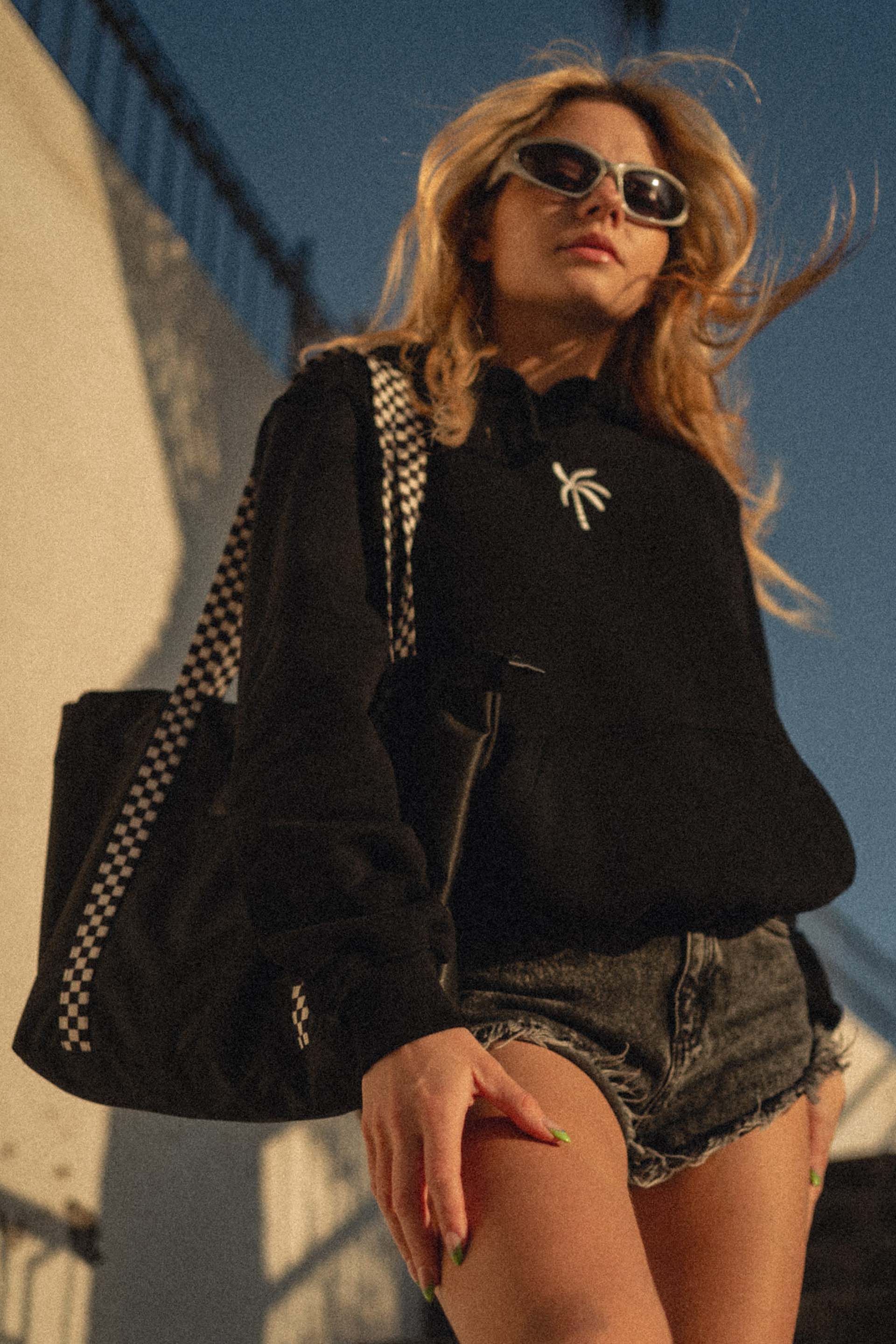 BLUZA PALM SPRING BLACK WMN