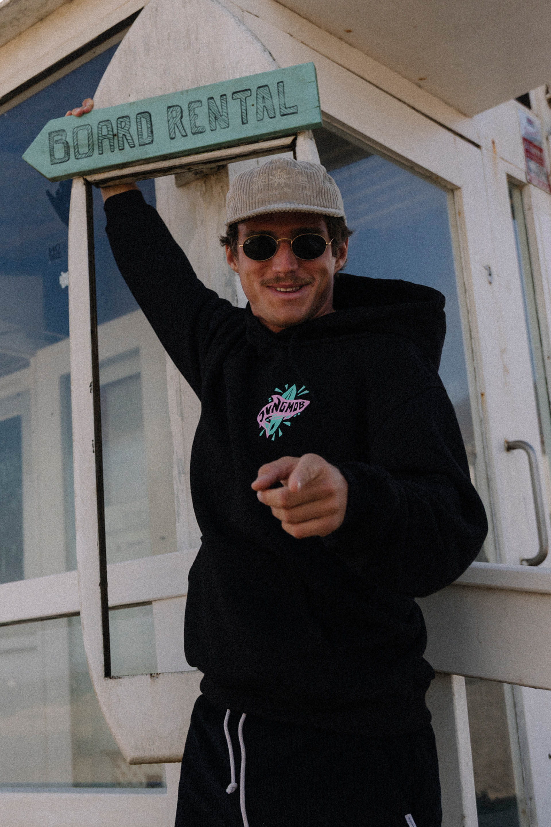 BLUZA DUDE LET'S GO BLACK