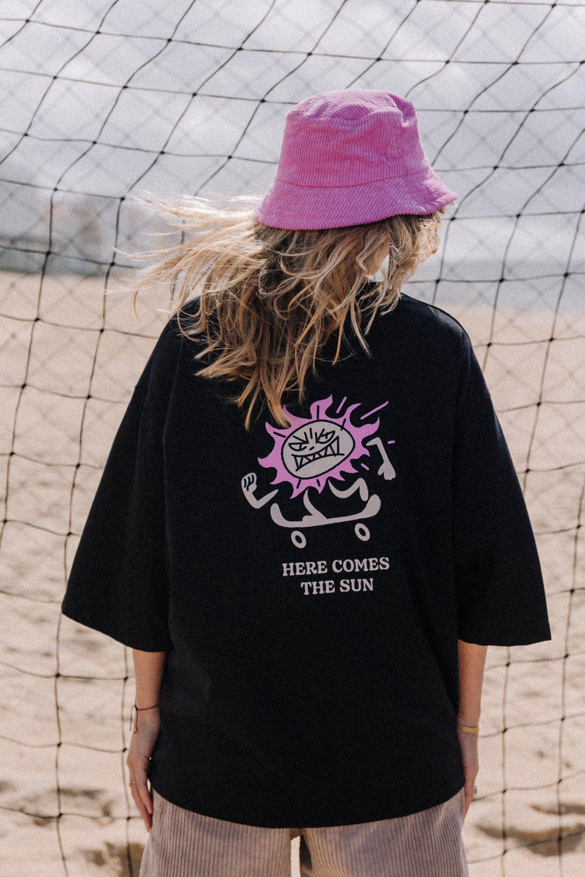 T-SHIRT BOXY HERE COMES THE SUN