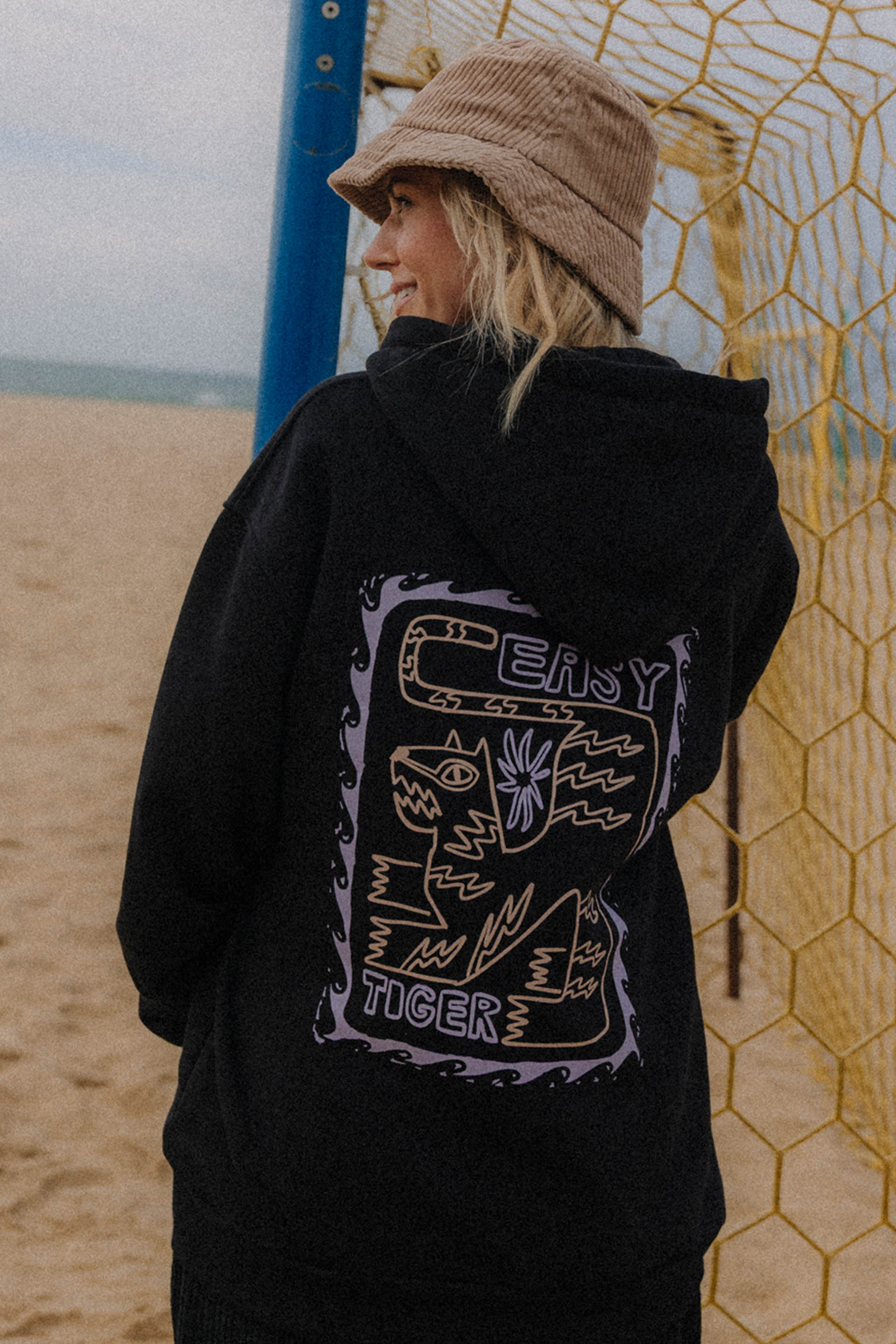 BLUZA EASY TIGER BLACK