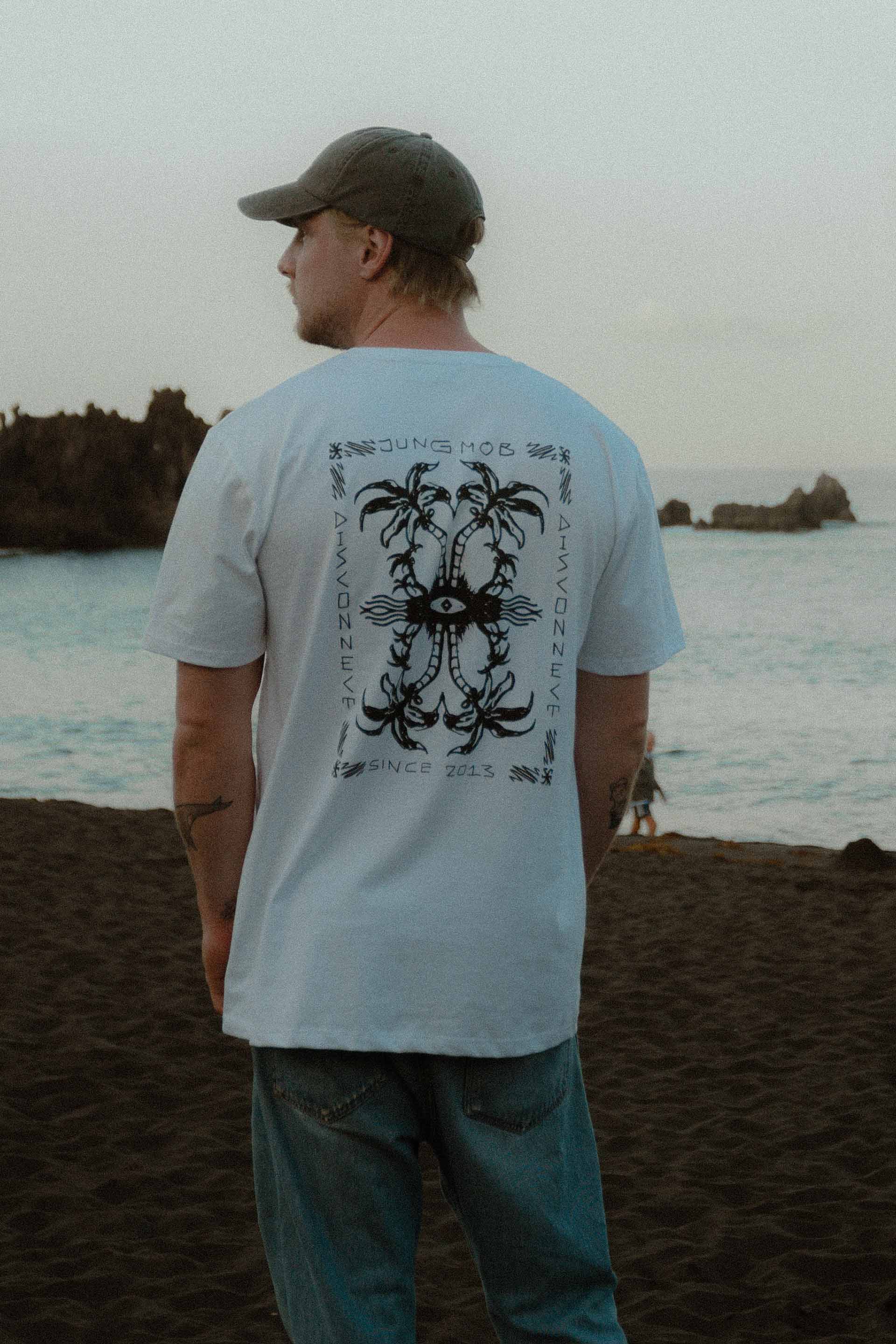 T-SHIRT DISCONNECT WHITE MEN