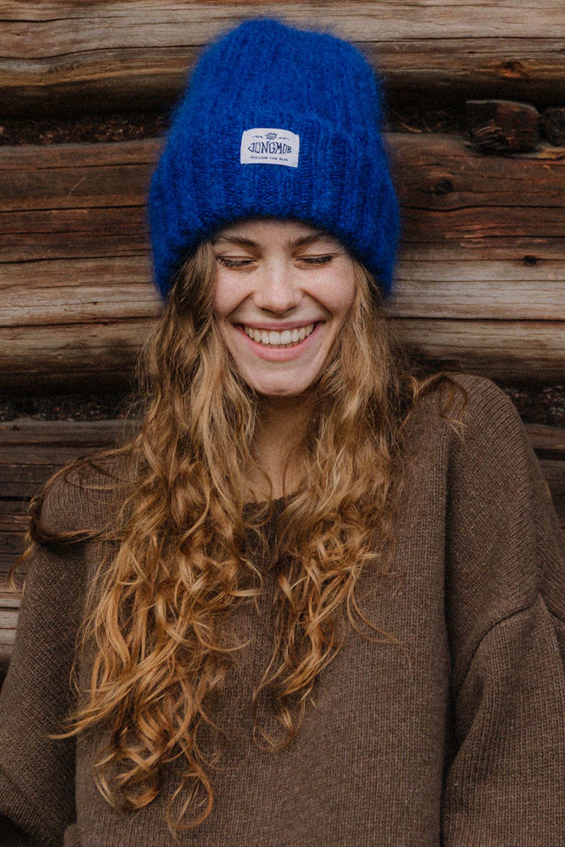 CZAPKA MOHER FLUFFY BLUEBERRY