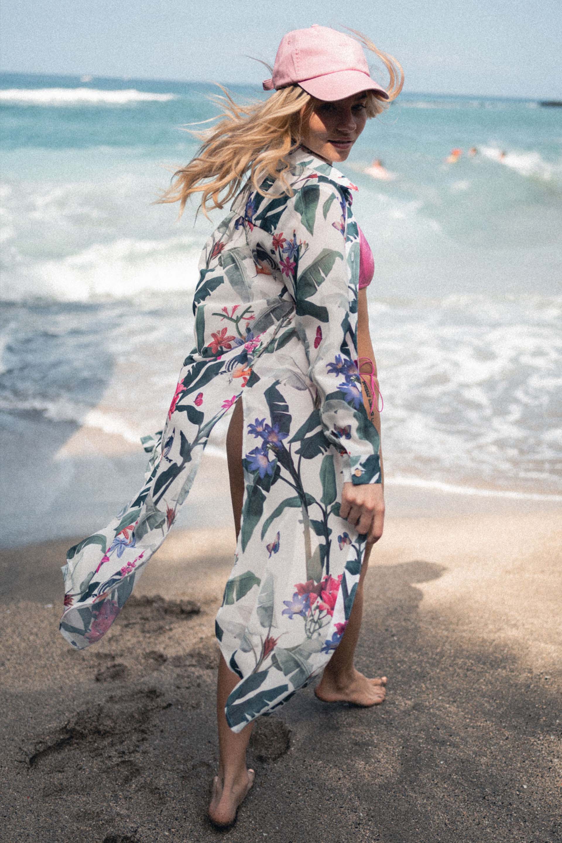 KOSZULA BUTTERFLY HOUSE WHITE