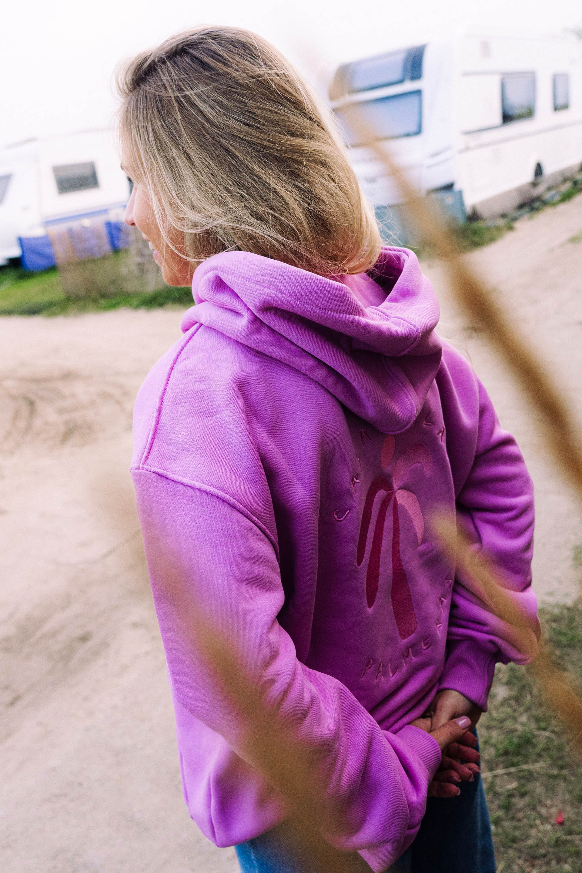 BLUZA CASA DE LAS PALMERAS PINK HOODIE