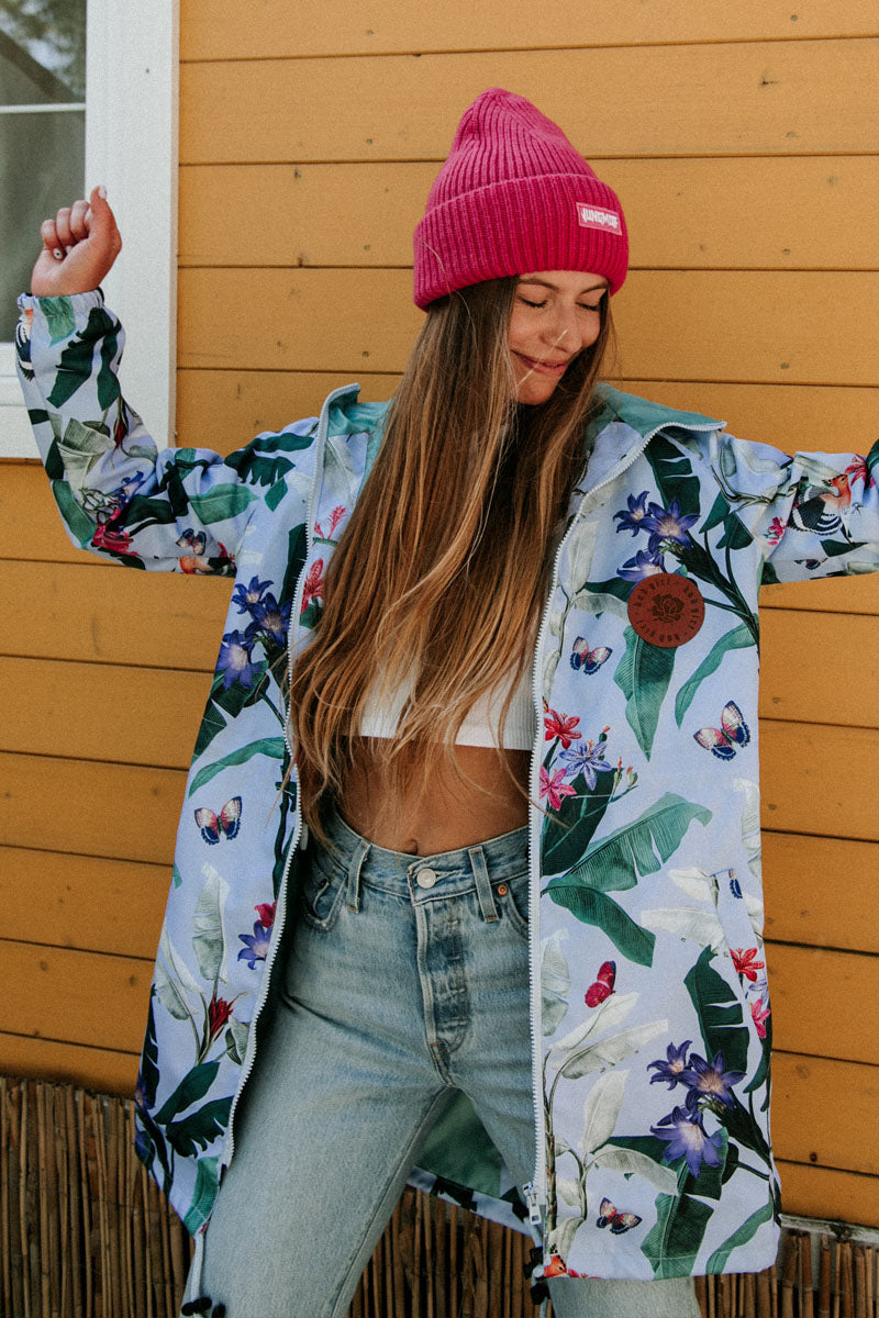 KURTKA BUTTERFLY HOUSE BLUE RAIN