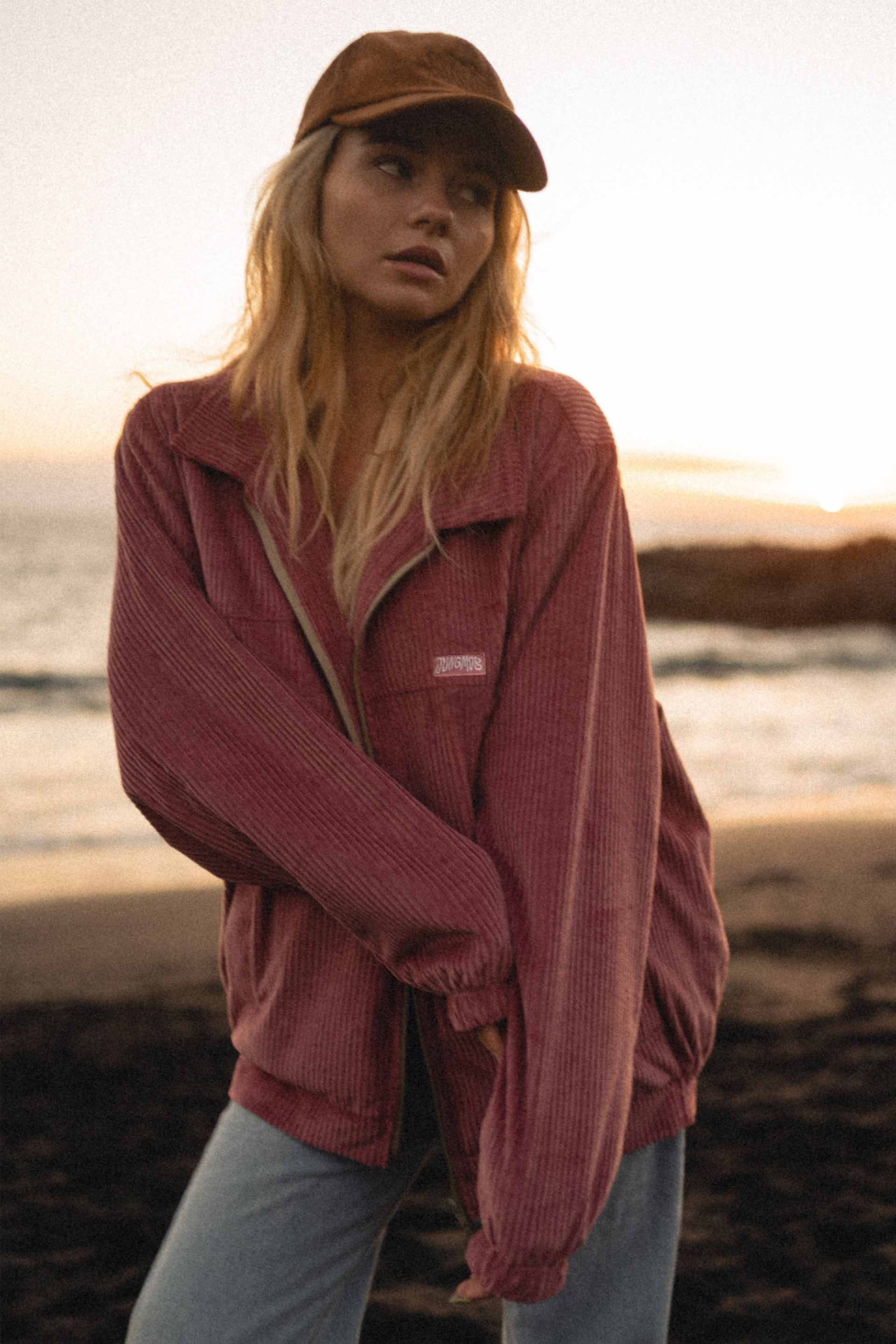 KURTKA RIDE BASEBALL JACKET PINK