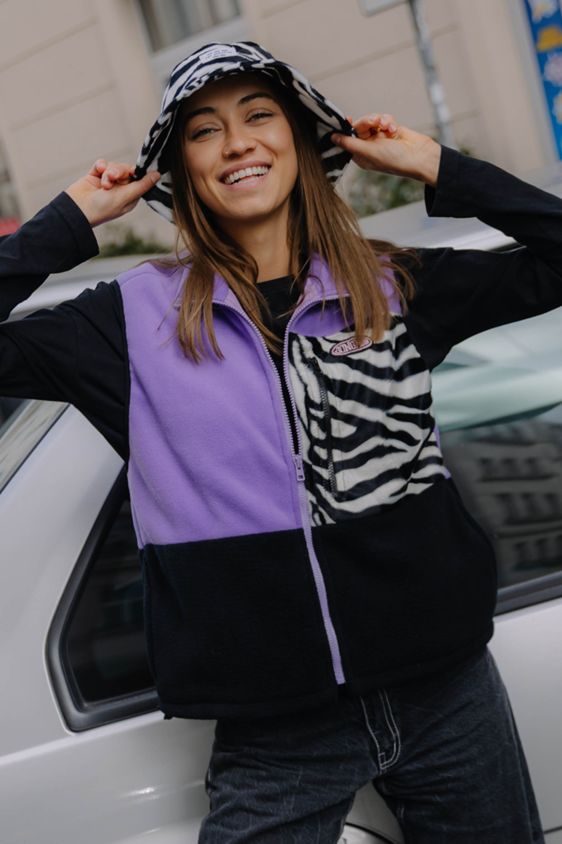 KAMIZELKA POLAR ZEBRA