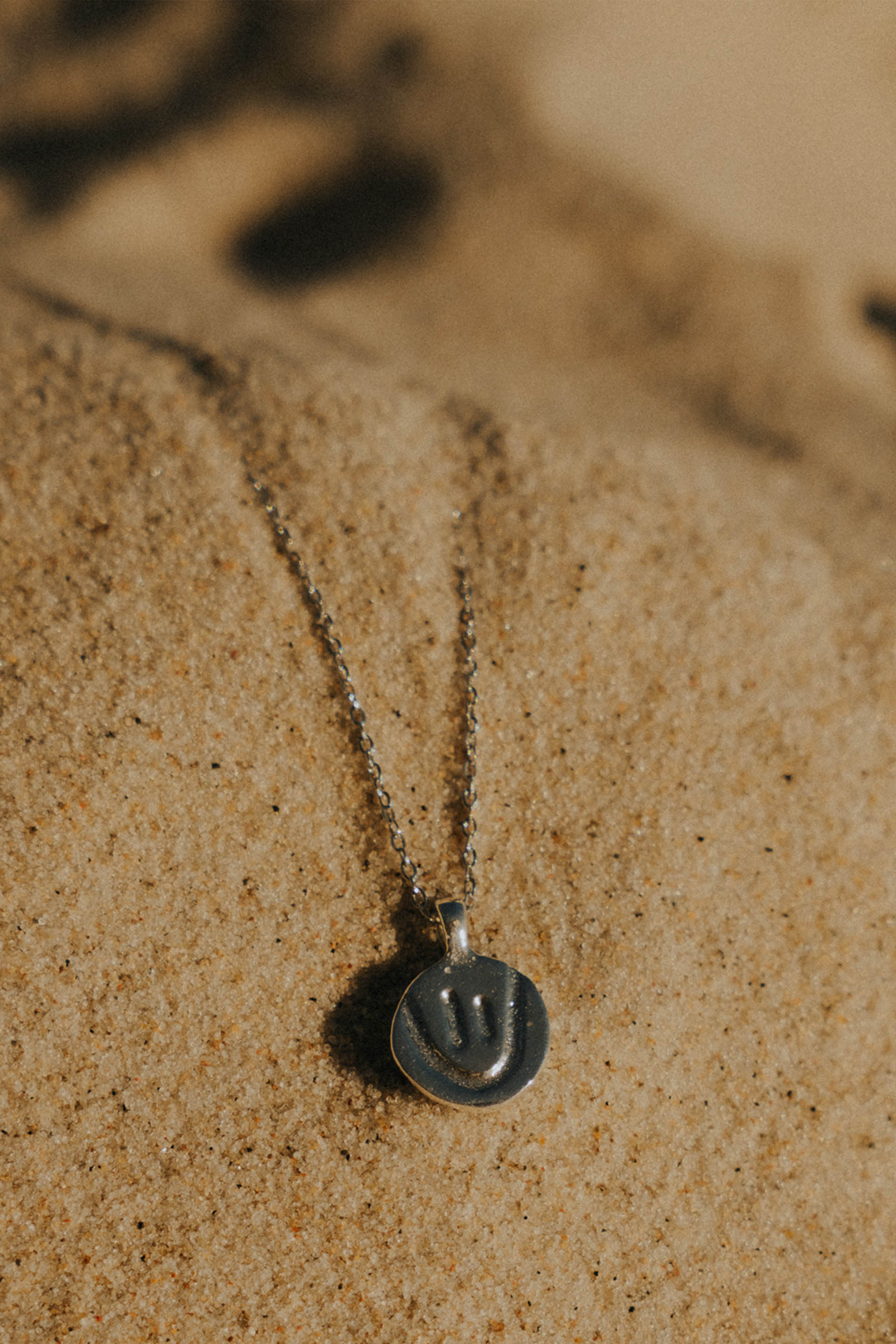 NASZYJNIK SMILE SILVER HANDMADE