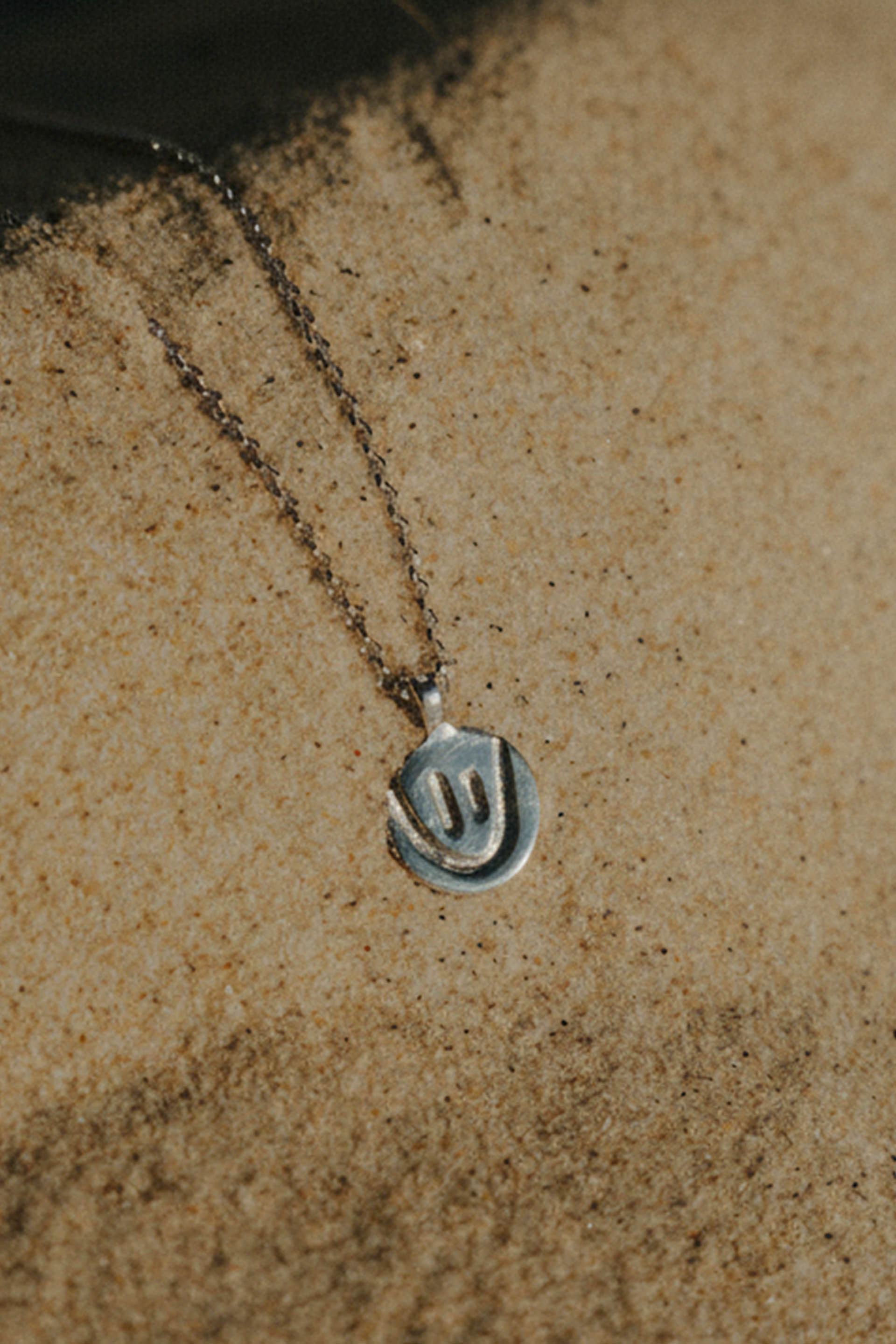 NASZYJNIK SMILE SILVER HANDMADE