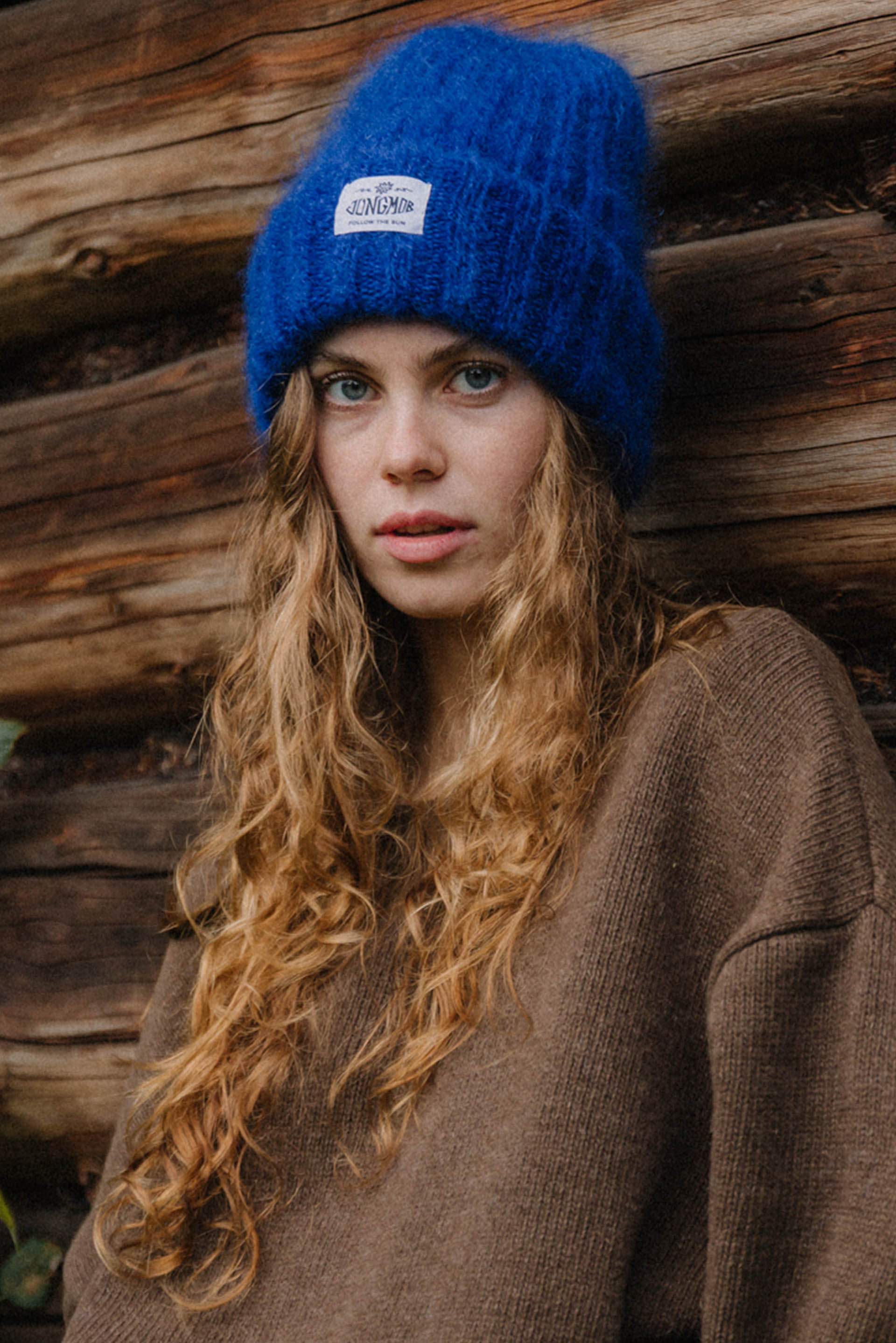 CZAPKA MOHER FLUFFY BLUEBERRY