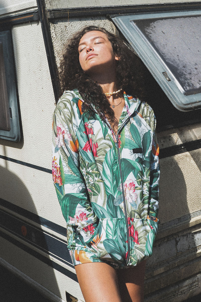 BLUZA PAPAYA JUNGLE ZIP