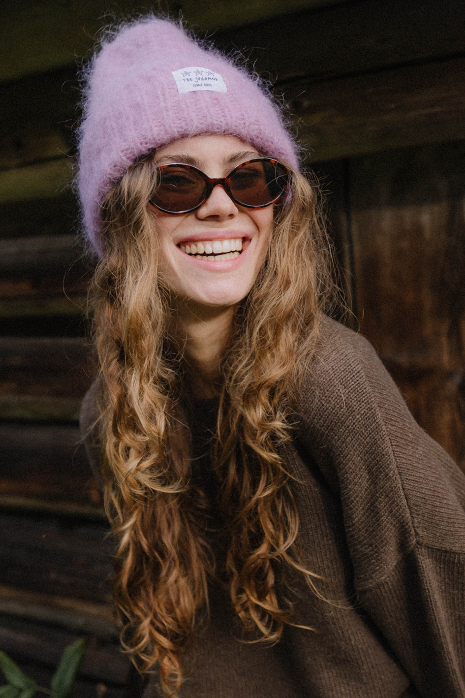 CZAPKA ALPAKA MELTY LAVENDER