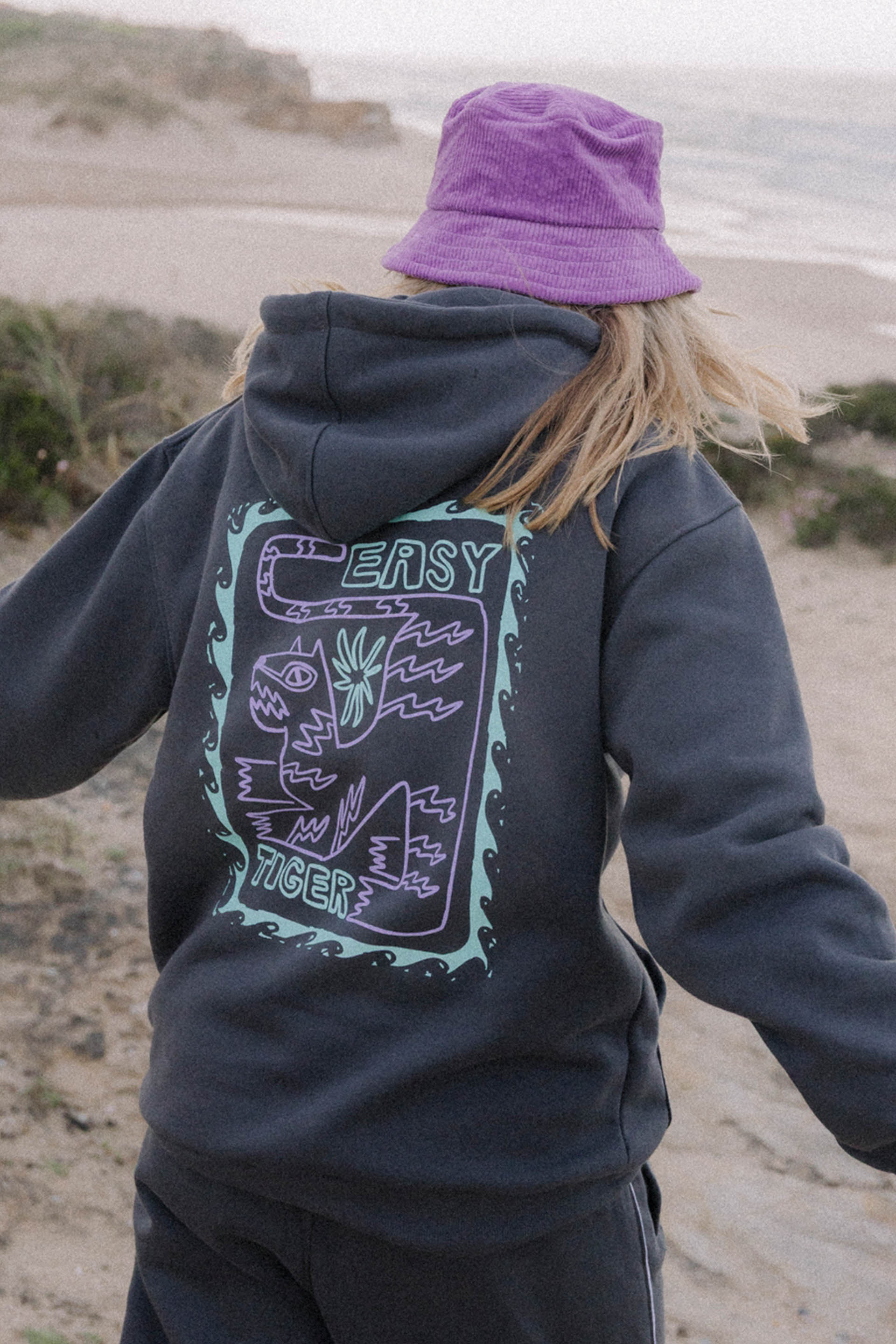 BLUZA EASY TIGER GRAPHITE