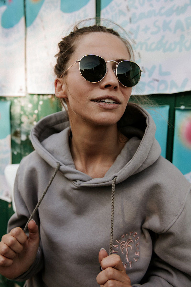 BLUZA PALM TREE PEOPLE MOKKA