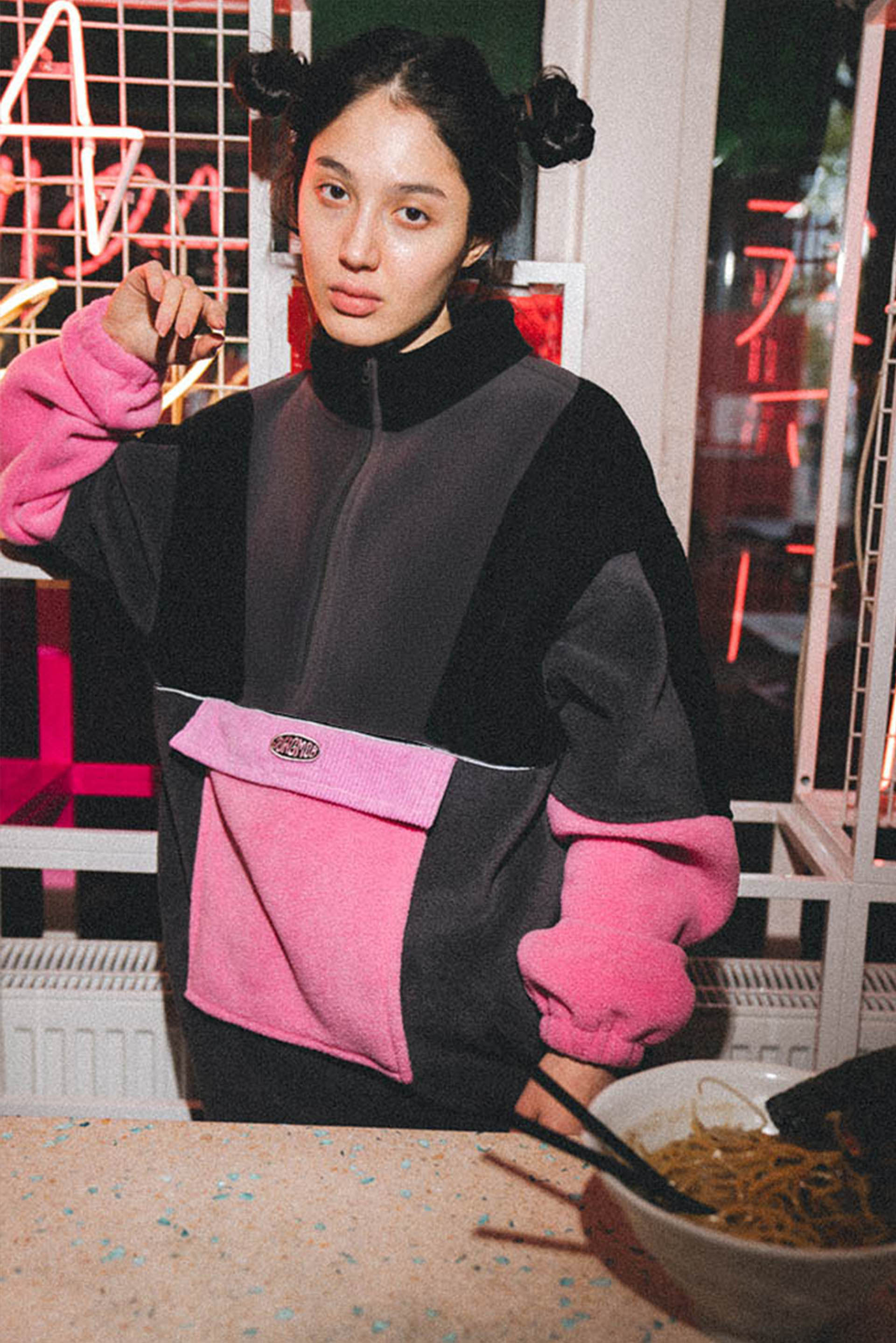 BLUZA POLAR TECHNO RETRO