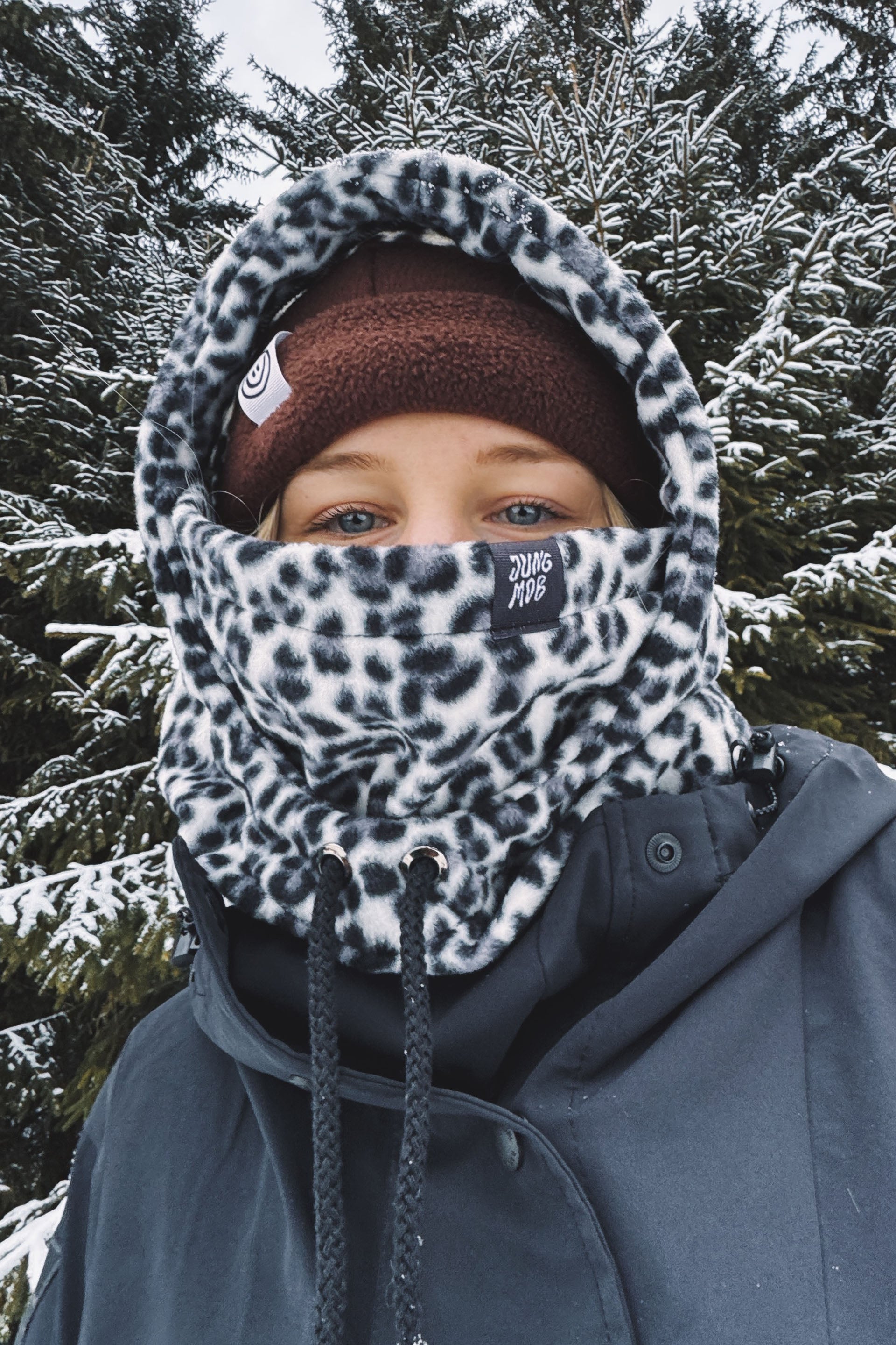 KOMIN BALACLAVA PANTHER GREY